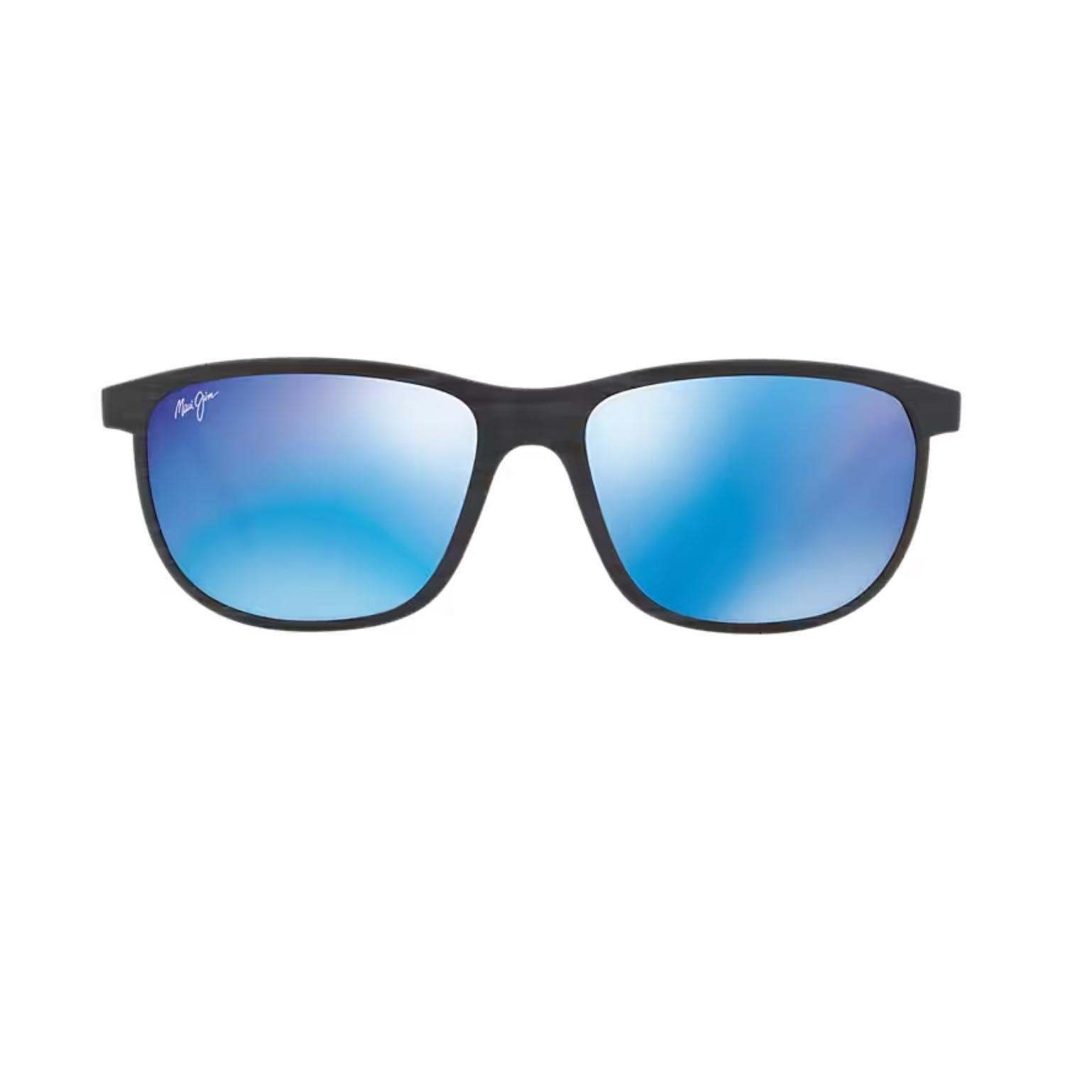 Maui Jim MJ 0811S 002 58 Polarize Erkek Oval Siyah Kemik Güneş Gözlüğü