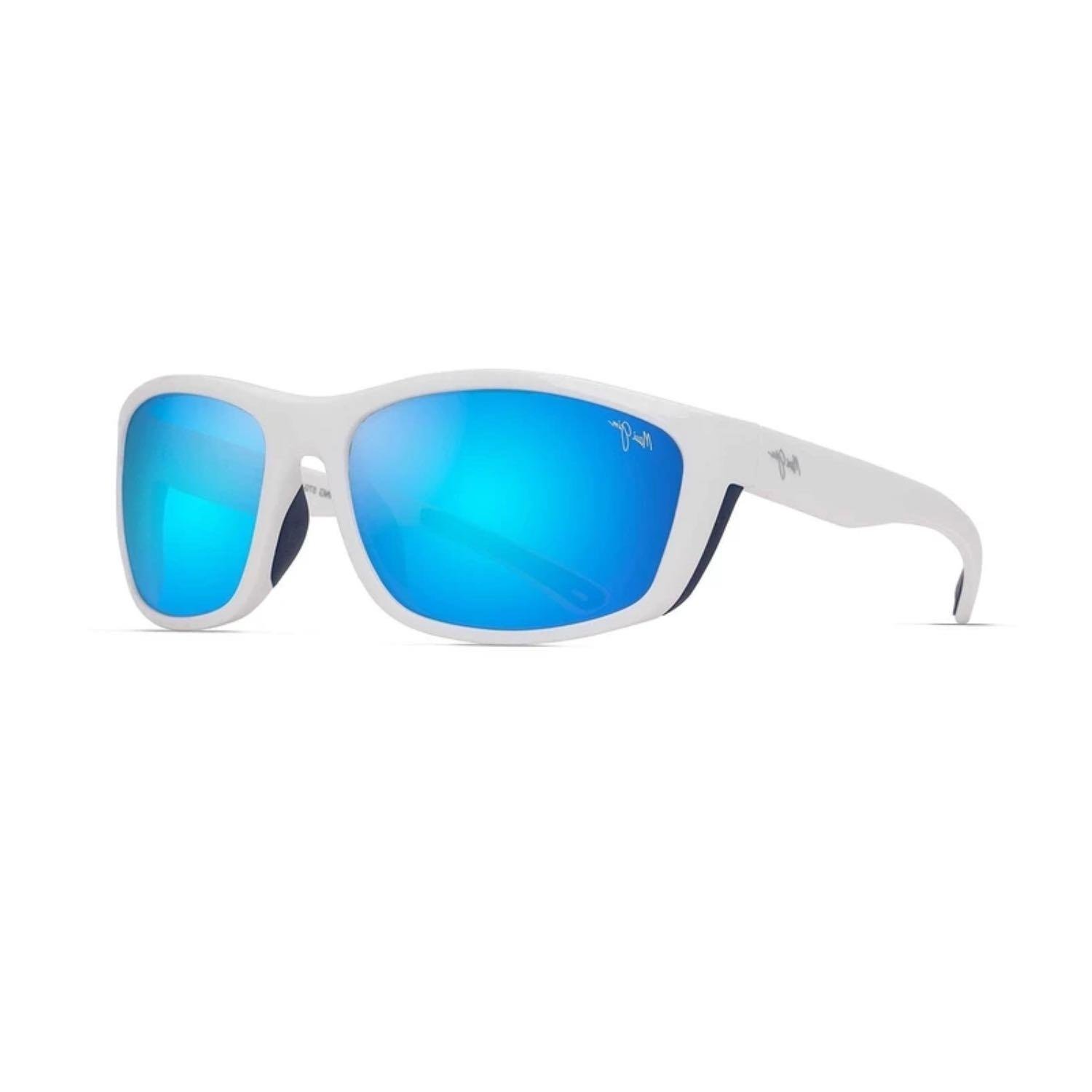 Maui Jim MJ 0869S 002 62 Aynalı Erkek Yastık Beyaz Kemik Güneş Gözlüğü