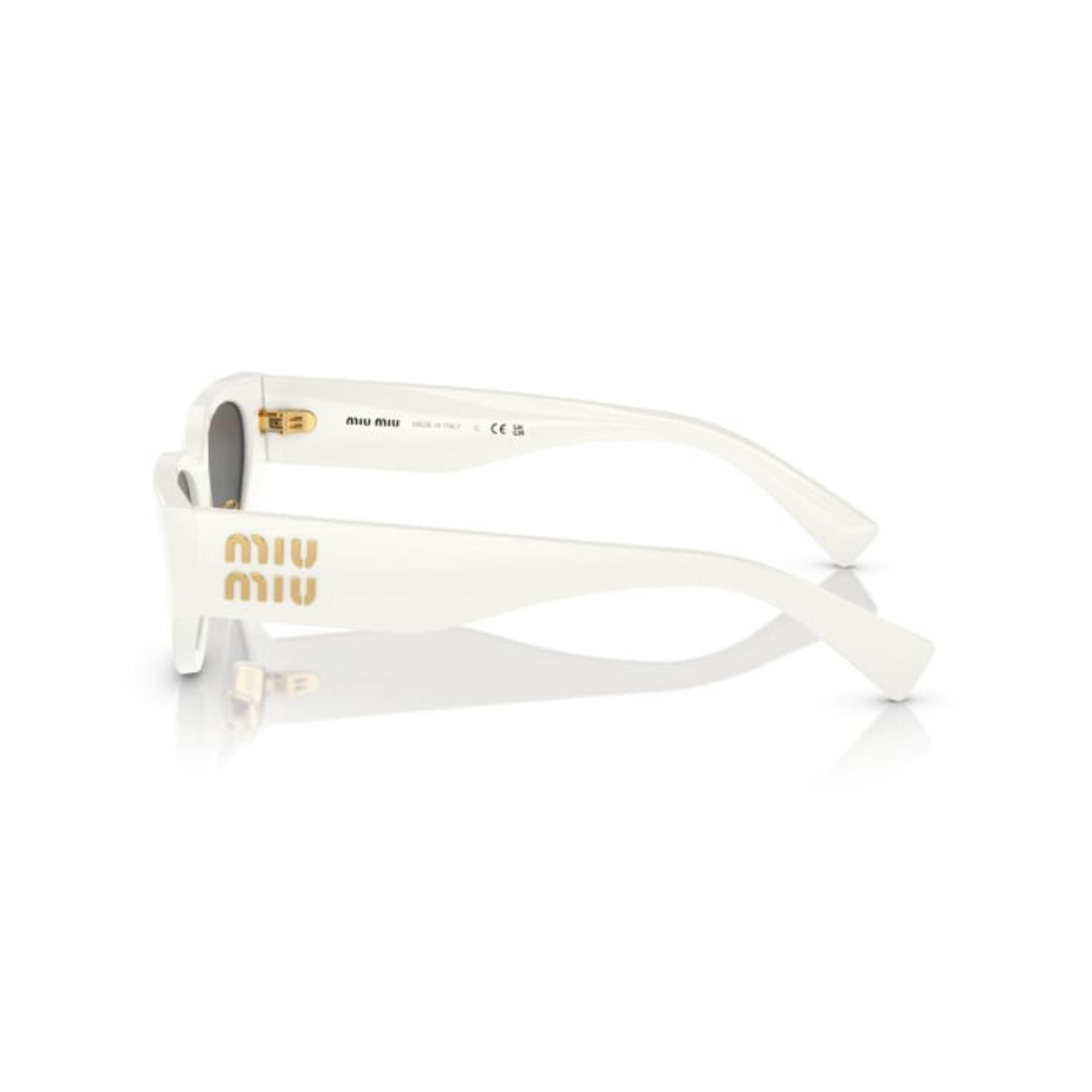 Miu Miu 03ZS 1425S0 54 Kadın Cat Eye Beyaz Kemik Güneş Gözlüğü