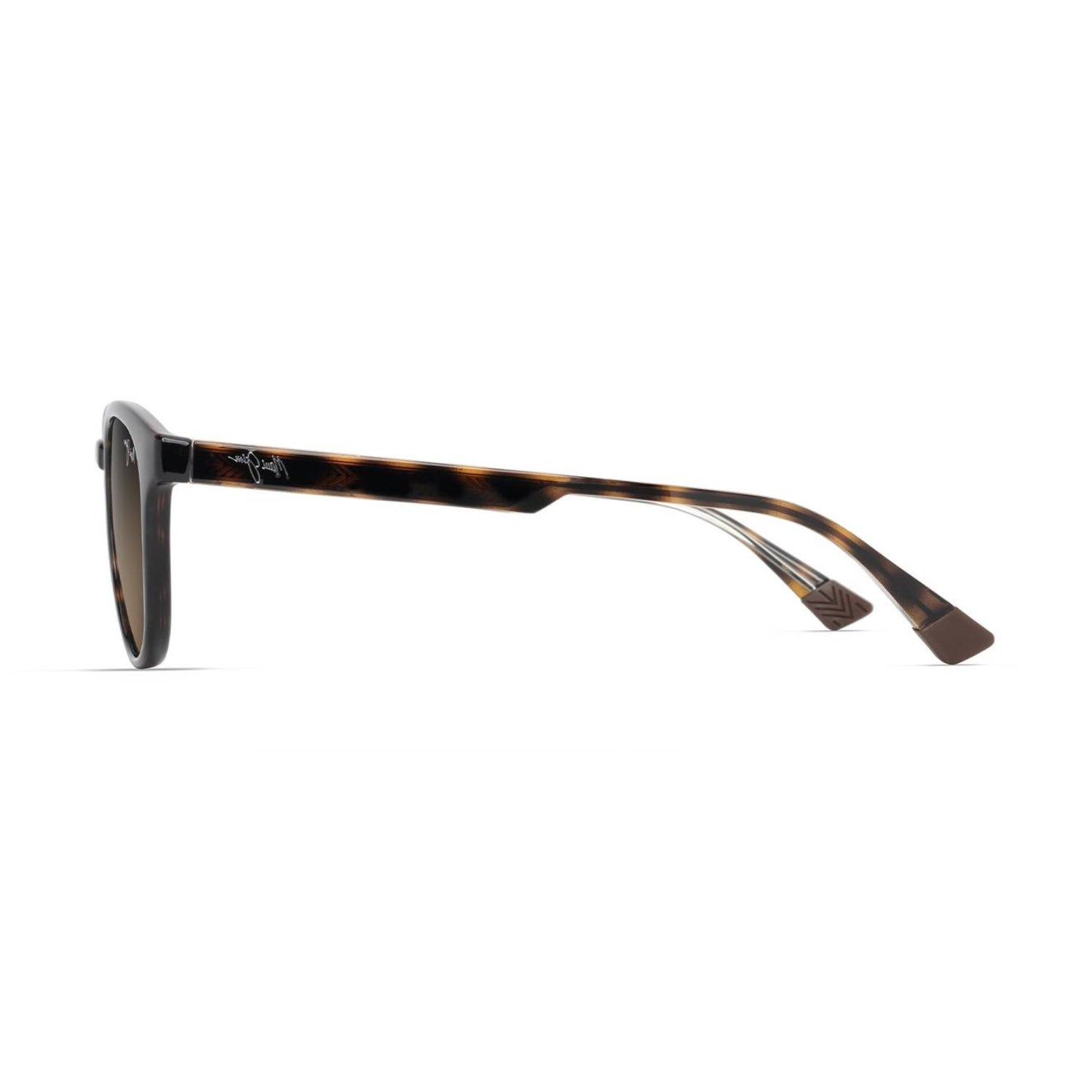 MJ0636S 00210 50 Unisex Polarize Degrade Oval Kırçıllı Kahverengi Kemik Güneş Gözlüğü