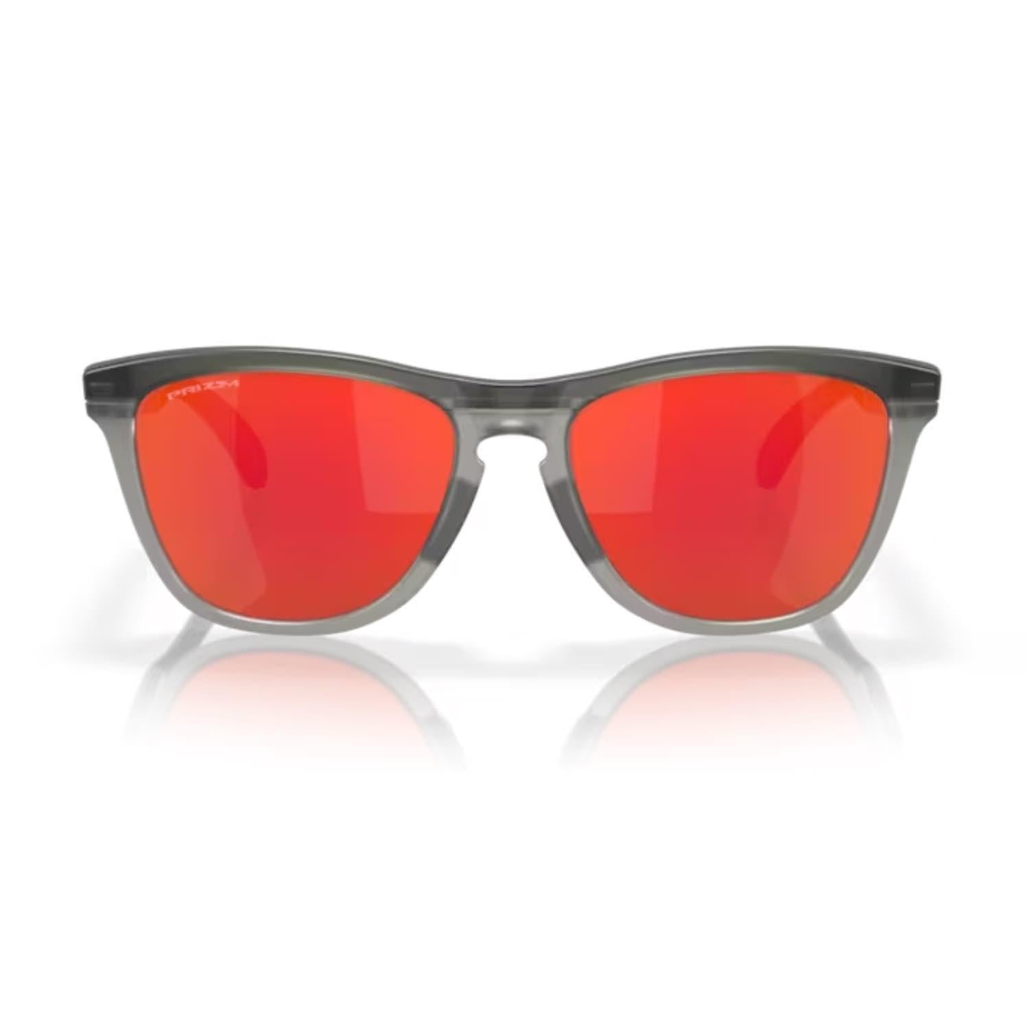 Oakley 0OO9284 928401 55 Frogskins range Erkek Yuvarlak Şeffaf Gri Kemik Güneş Gözlüğü