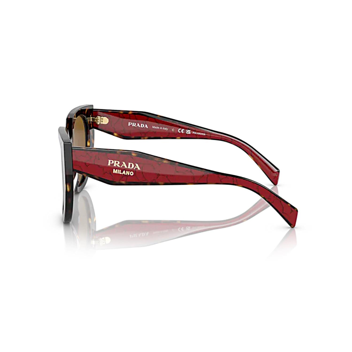 Prada PR 14WS 2AU5Y1 52 Kadın Cat Eye Kahverengi Kemik Güneş Gözlüğü