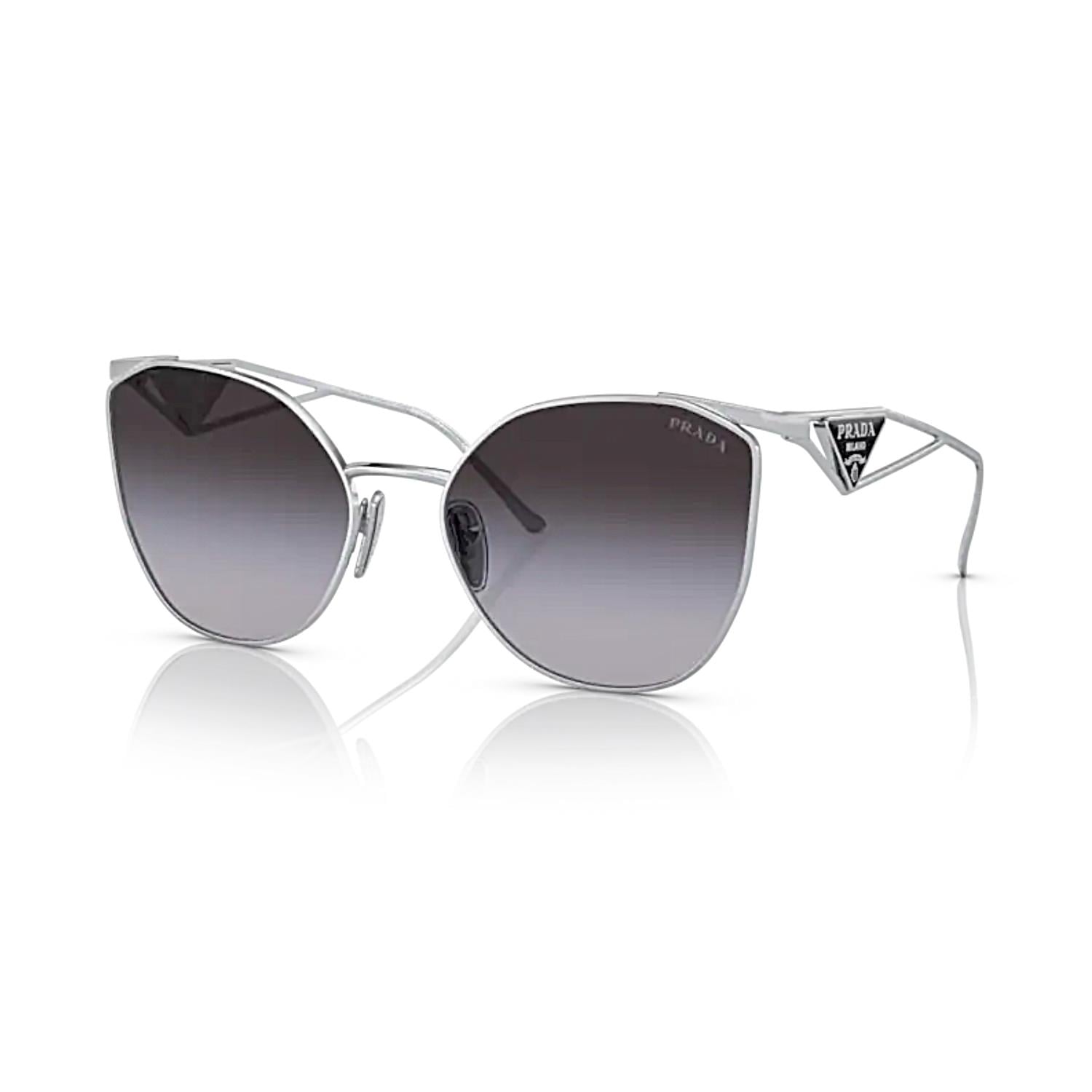 Prada PR 50ZS 1BC09S 59 Kadın Gümüş Metal Güneş Gözlüğü