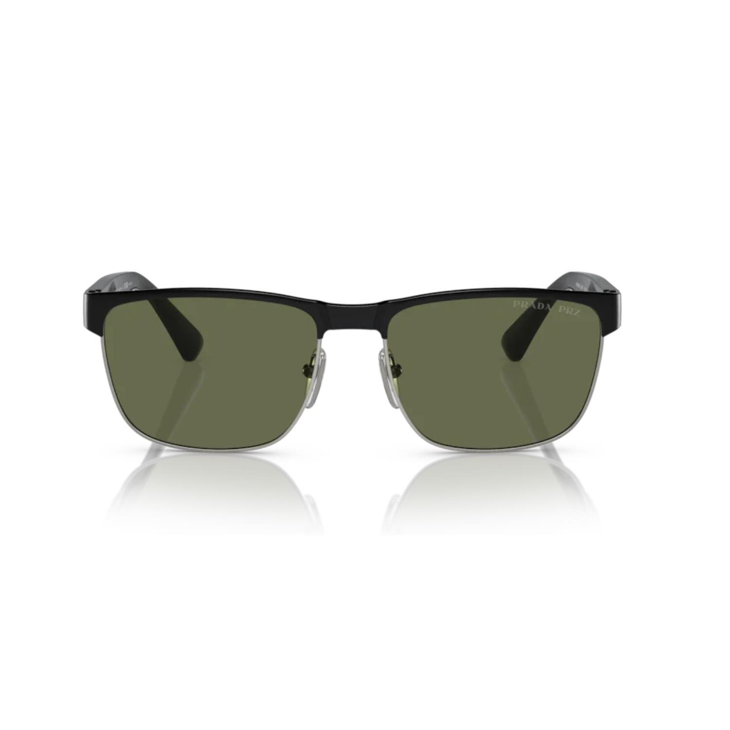 Prada PR 66ZS YDC03R 58 Polarize Erkek Füme Güneş Gözlüğü