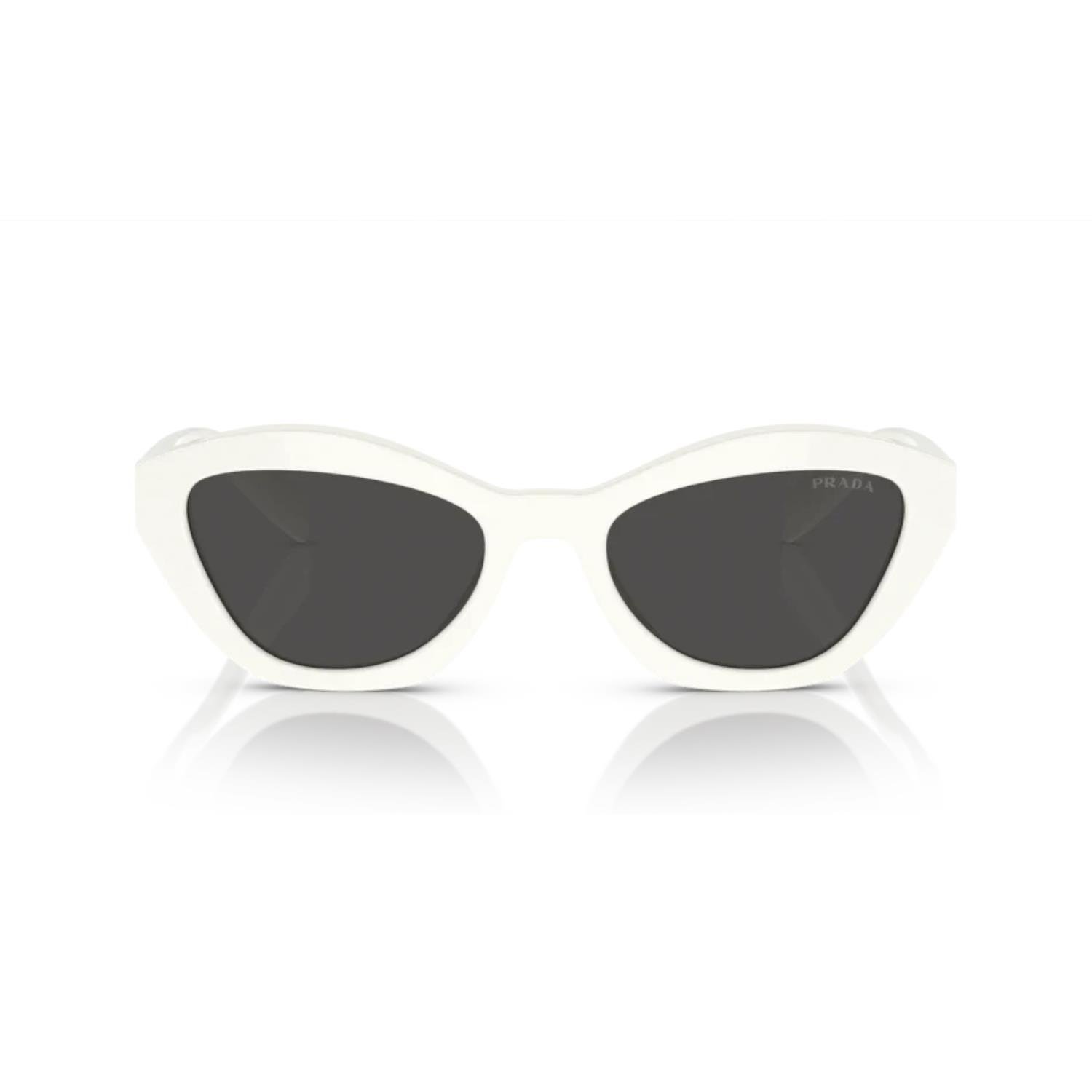 Prada PR A02S 17K08Z 52-19 Kadın Beyaz Kemik Cat Eye Güneş Gözlüğü