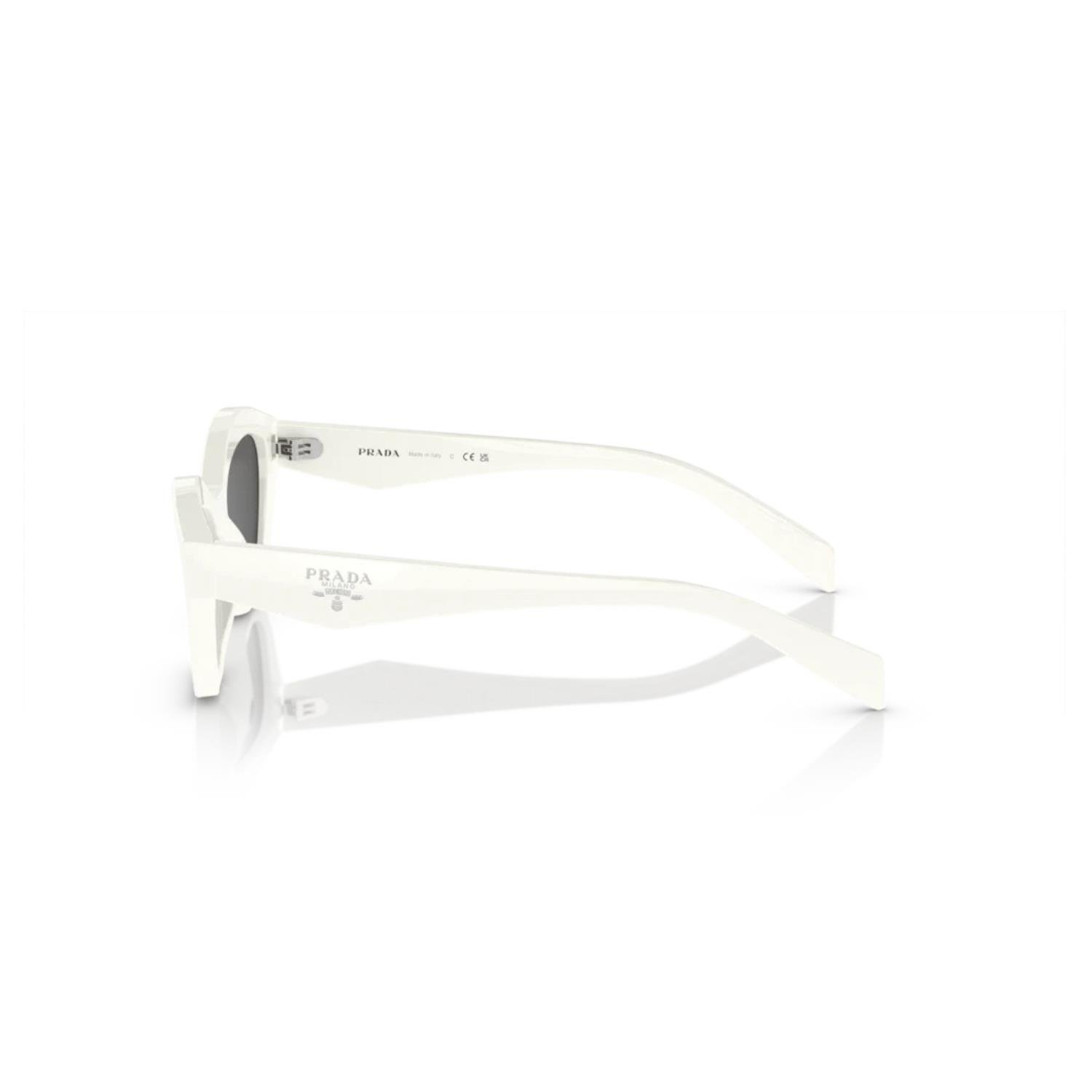 Prada PR A02S 17K08Z 52-19 Kadın Beyaz Kemik Cat Eye Güneş Gözlüğü