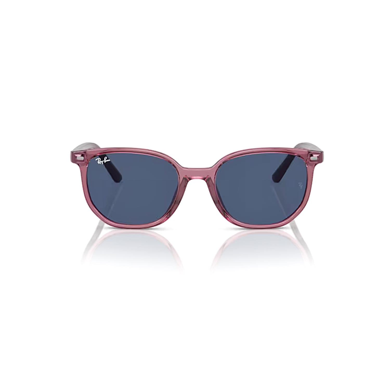 Ray-Ban Junior RJ 9097S 711280 46 Elliot Çocuk Geometrik Şeffaf Pembe Kemik Güneş Gözlüğü