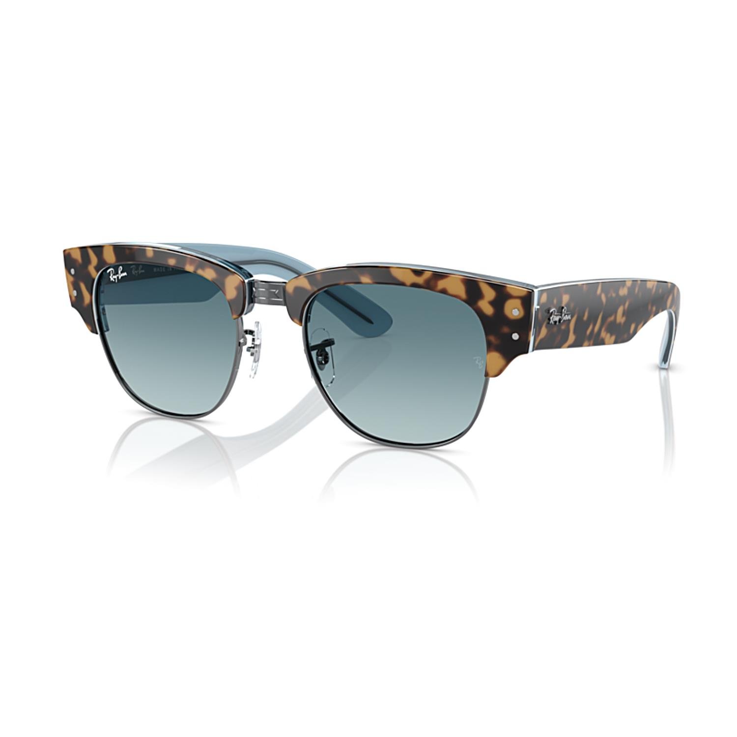 Ray Ban RB 0316S 13163M 50 Mega Clubmaster Unisex Kare Kırçıllı Kahverengi Kemik Güneş Gözlüğü