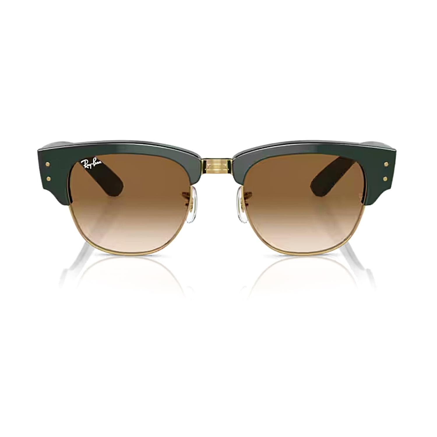 Ray Ban RB 0316S 136851 50 Mega Clubmaster Unisex Kare Yeşil Kemik Güneş Gözlüğü