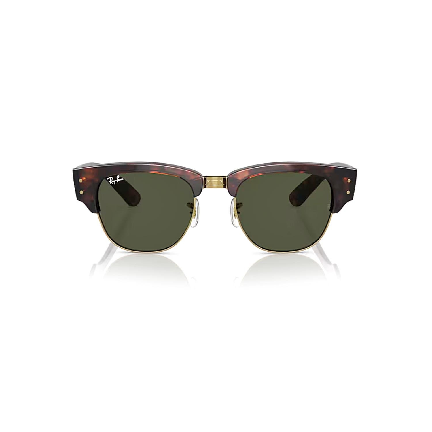 Ray-Ban RB 0316S 99031 50 Mega Clubmaster Unisex Kare Kırçıllı Kahverengi Güneş Gözlüğü