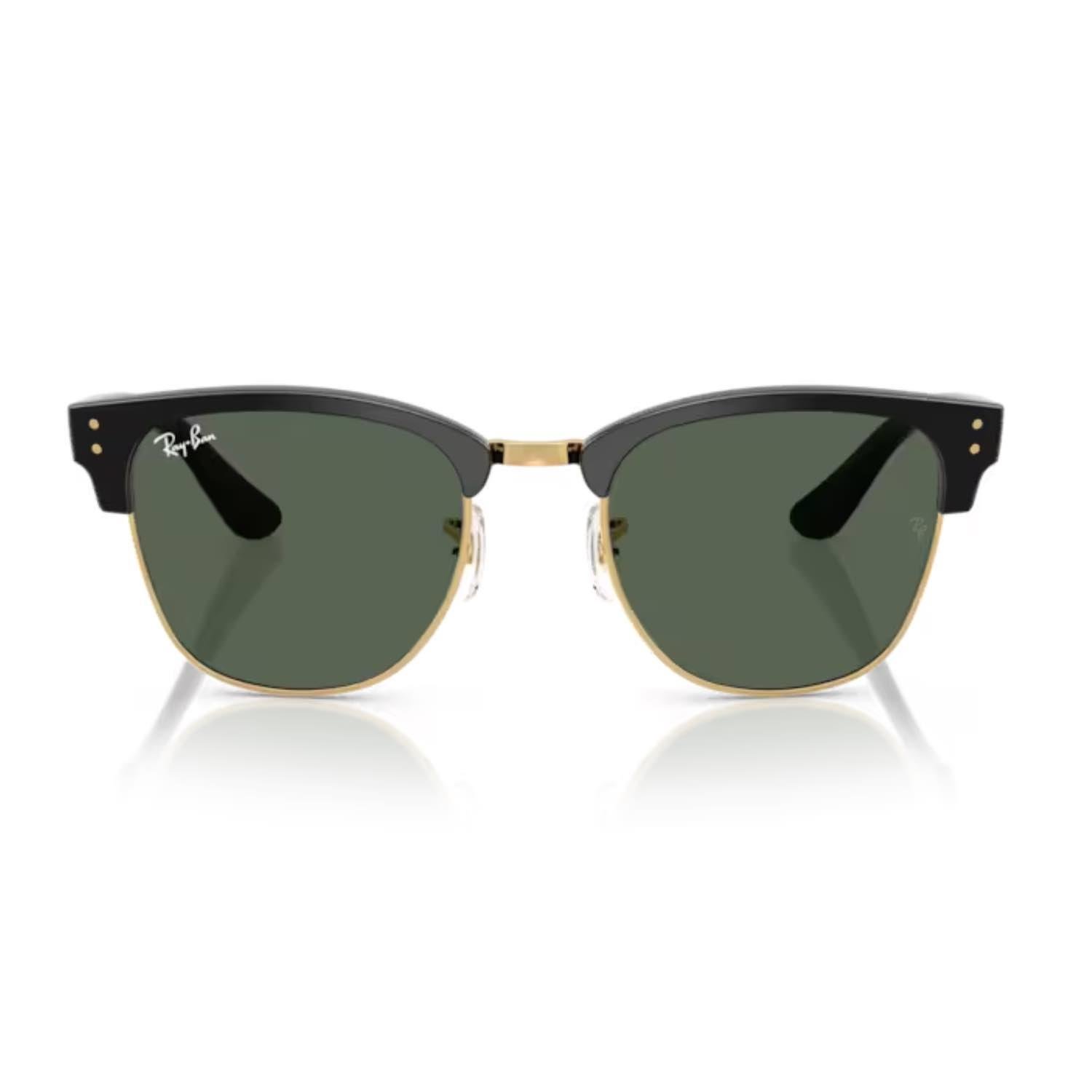 Ray-Ban RB 0504S 6677VR 54 Clubmaster Reverse Unisex Kare Siyah Kemik Güneş Gözlüğü