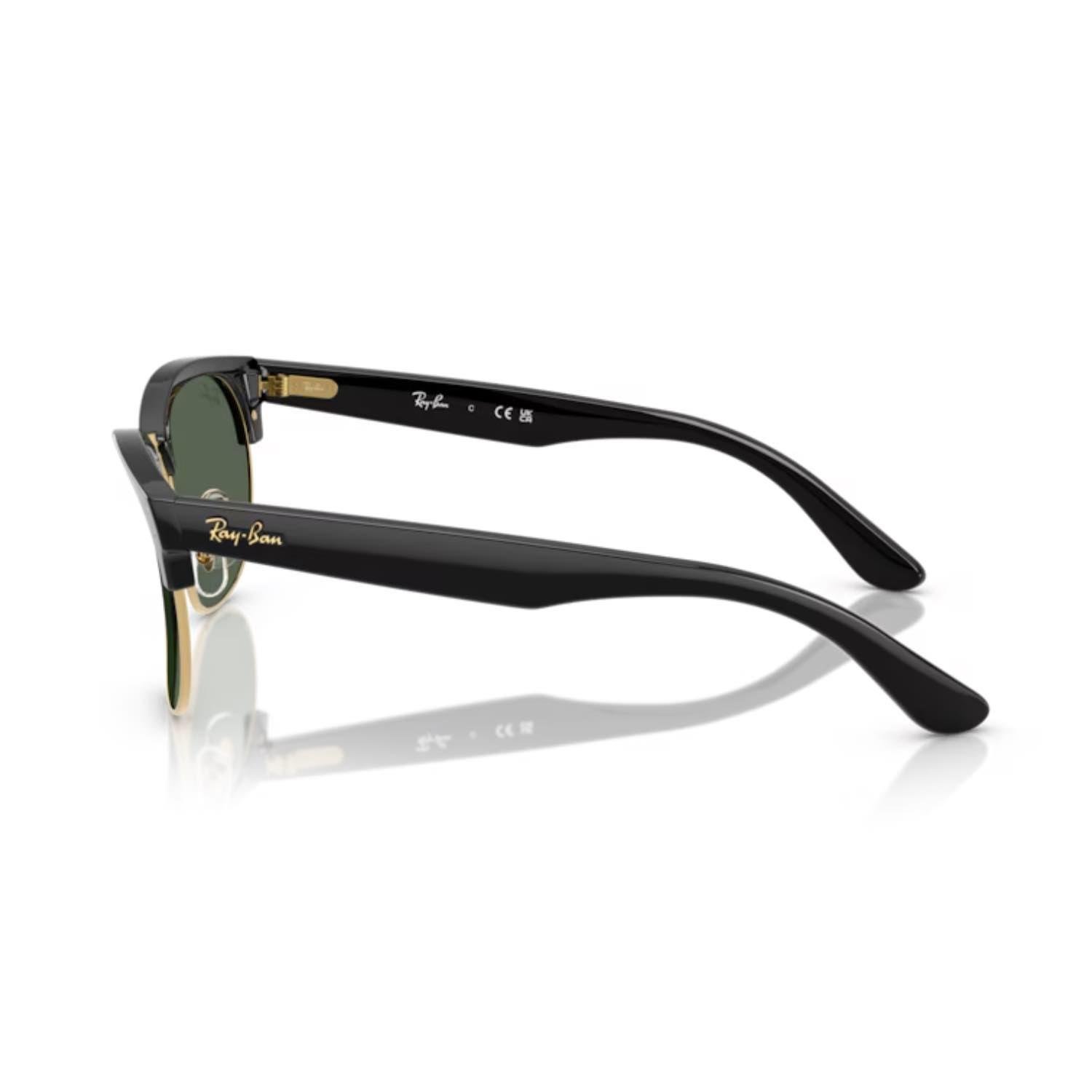 Ray-Ban RB 0504S 6677VR 54 Clubmaster Reverse Unisex Kare Siyah Kemik Güneş Gözlüğü