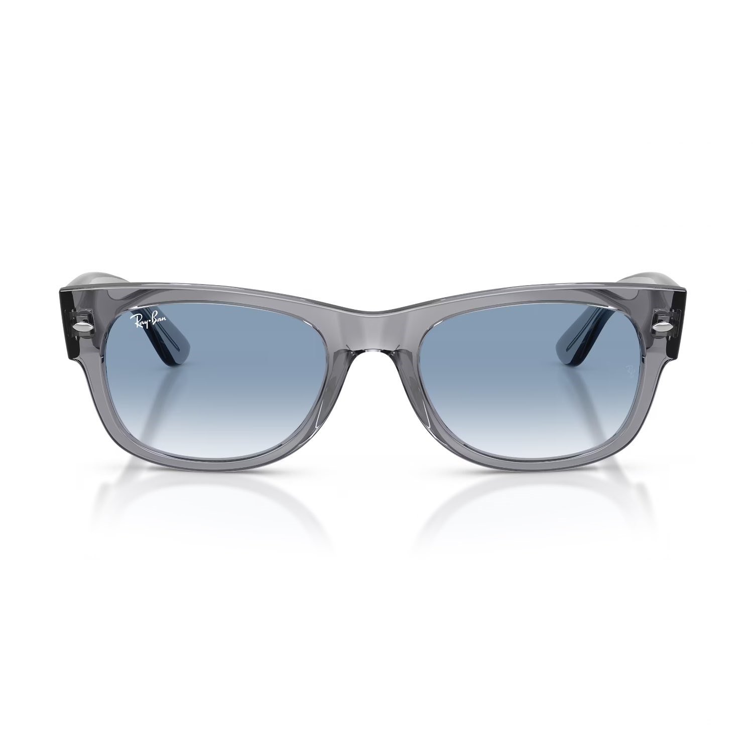 Ray-Ban RB 0832S 68463F 52 Mega Wayfarer Unisex Kare Gri Kemik Güneş Gözlüğü