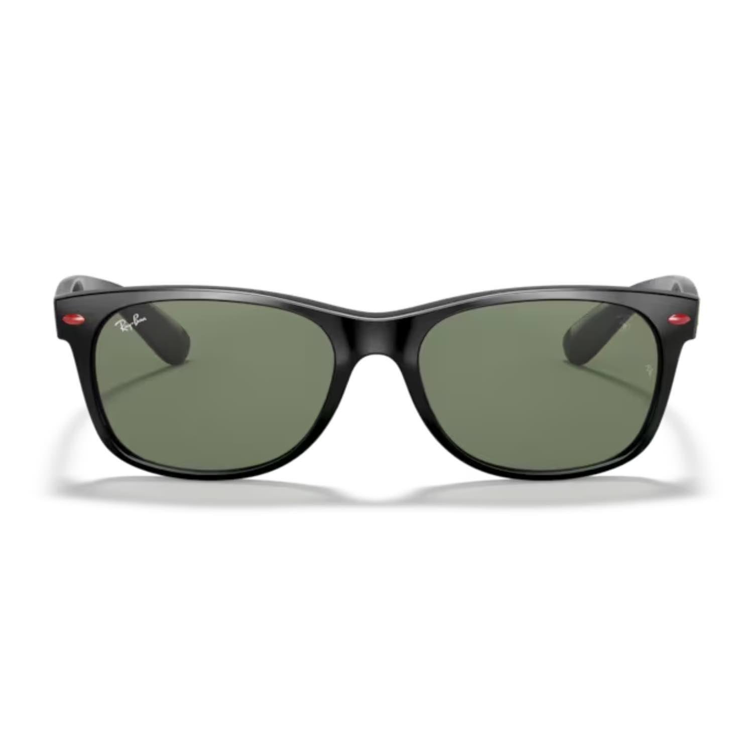 Ray-Ban RB 2132M F60131 55 Scuderia Ferrari New Wayfarer Unisex Oval Siyah Kemik Güneş Gözlüğü