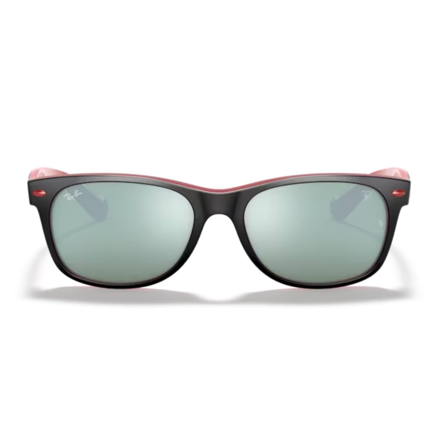 Ray-Ban RB 2132M F63830 55 Scuderia Ferrari New Wayfarer Unisex Oval Siyah Kemik Güneş Gözlüğü