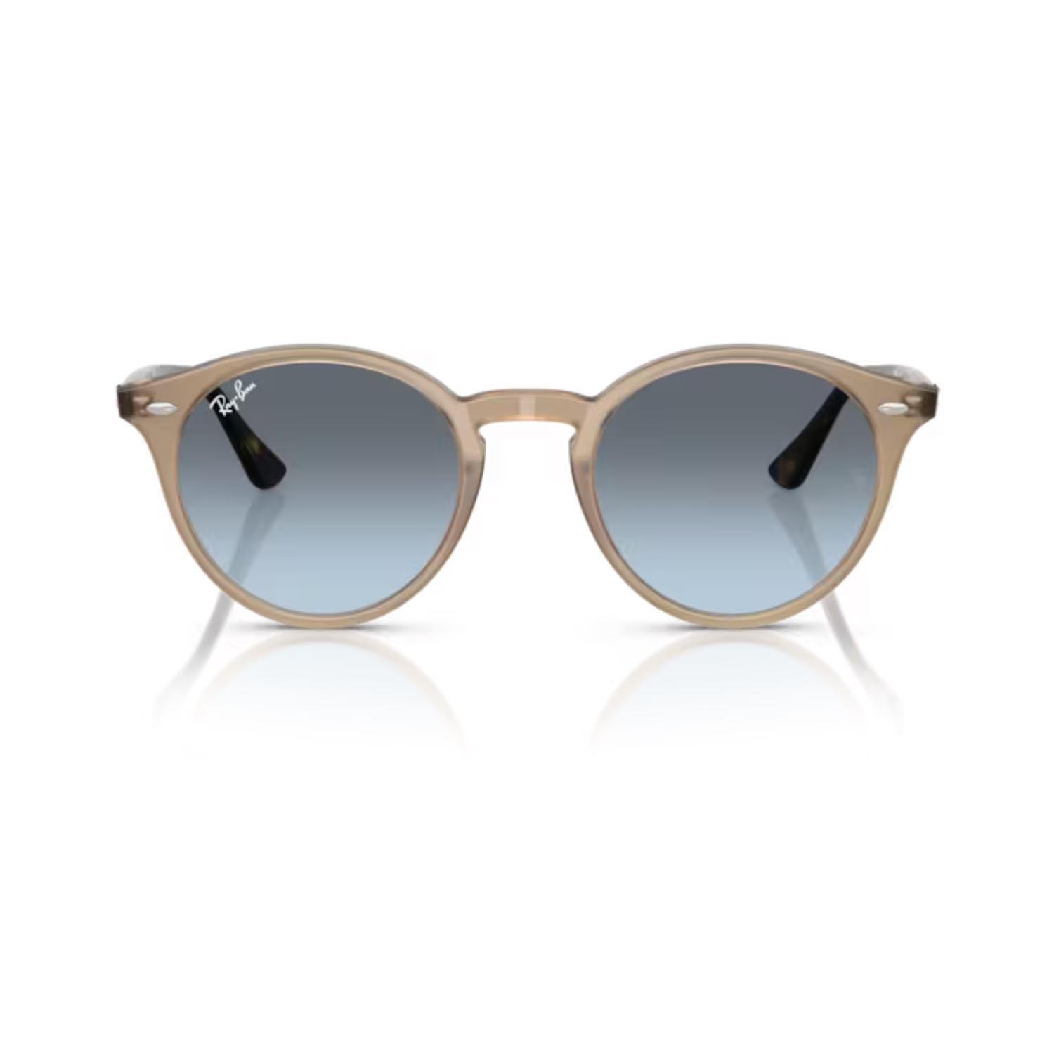 Ray-Ban RB 2180 6788V1 49 Unisex Oval Bej Şeffaf Kemik Güneş Gözlüğü