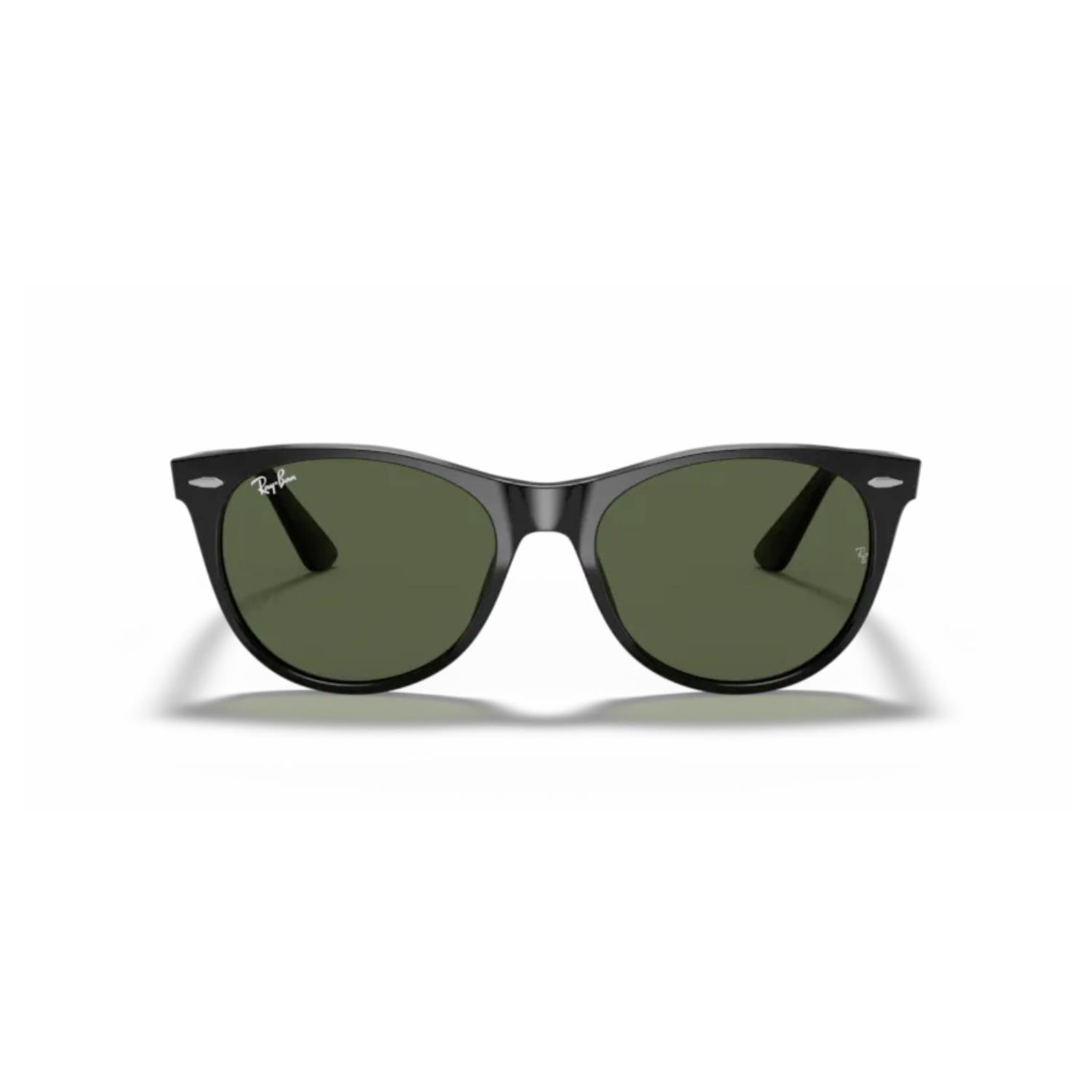 Ray-Ban RB 2185 90131 55 Wayfarer II Unisex Siyah Kemik Güneş Gözlüğü