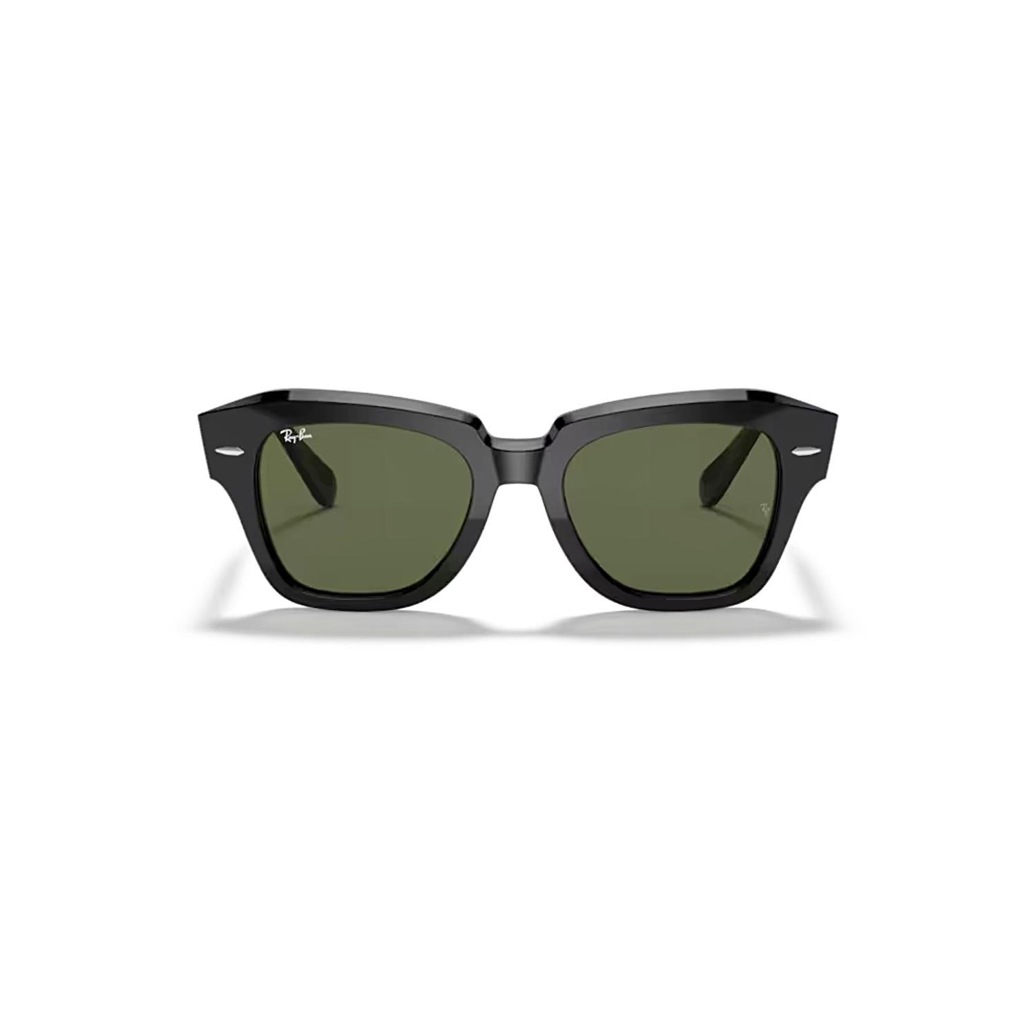 Ray-Ban RB 2186 90131 49 State Street Unisex Siyah Kemik Güneş Gözlüğü