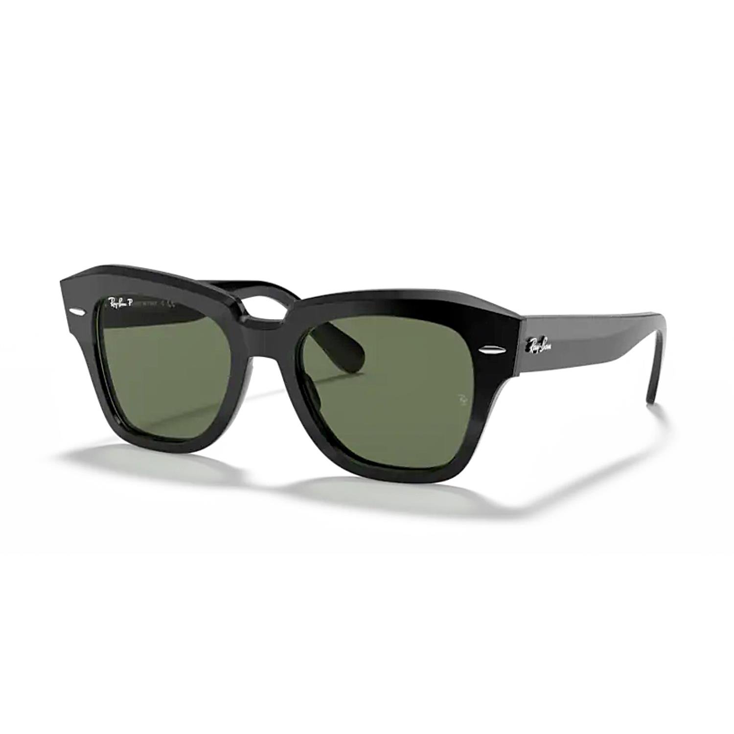 Ray-Ban RB 2186 90158 52 State Street Unisex Polarize Siyah Güneş Gözlüğü