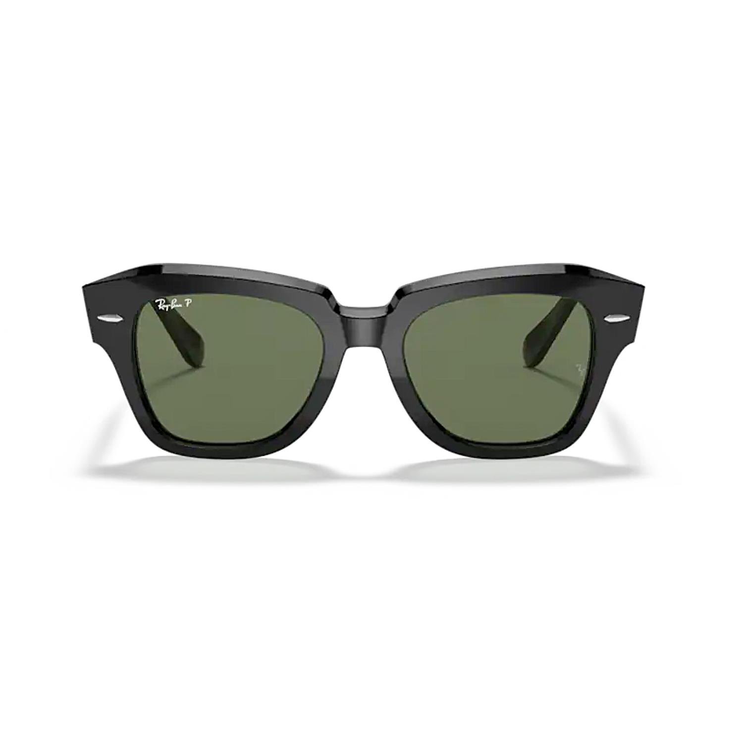 Ray-Ban RB 2186 90158 52 State Street Unisex Polarize Siyah Güneş Gözlüğü