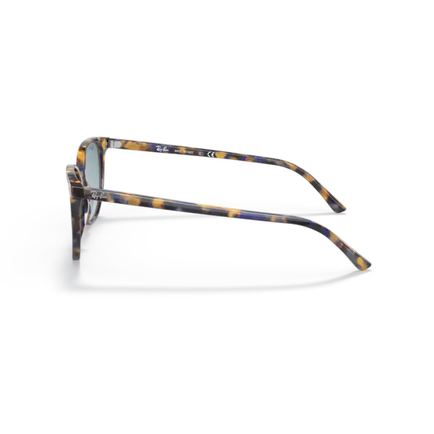 Ray-Ban RB 2197 13563M 50 Elliot Unisex Kırçıllı Kahverengi Kemik Güneş Gözlüğü