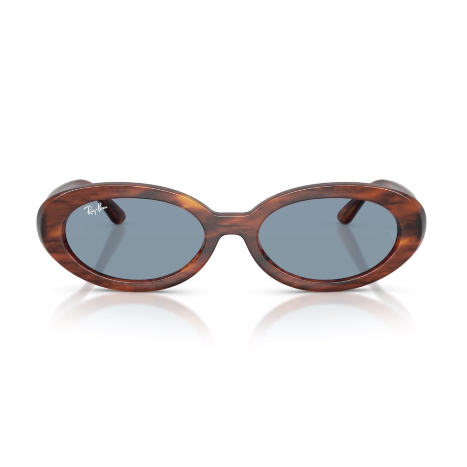 Ray-Ban RB 2223 95456 54 Kadın Oval Kırçıllı Kahverengi Kemik Güneş Gözlüğü