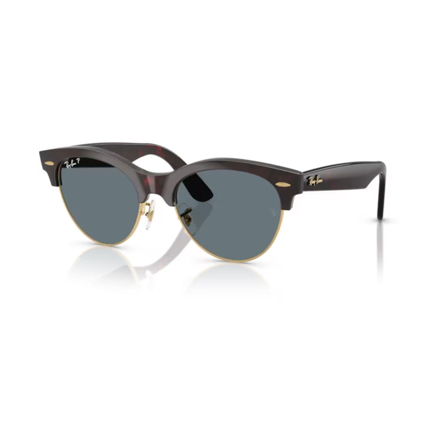 Ray-Ban RB 2341 9903R 51 Clupmaster Way Unisex Oval Kırçıllı Kırmızı Kombine Güneş Gözlüğü