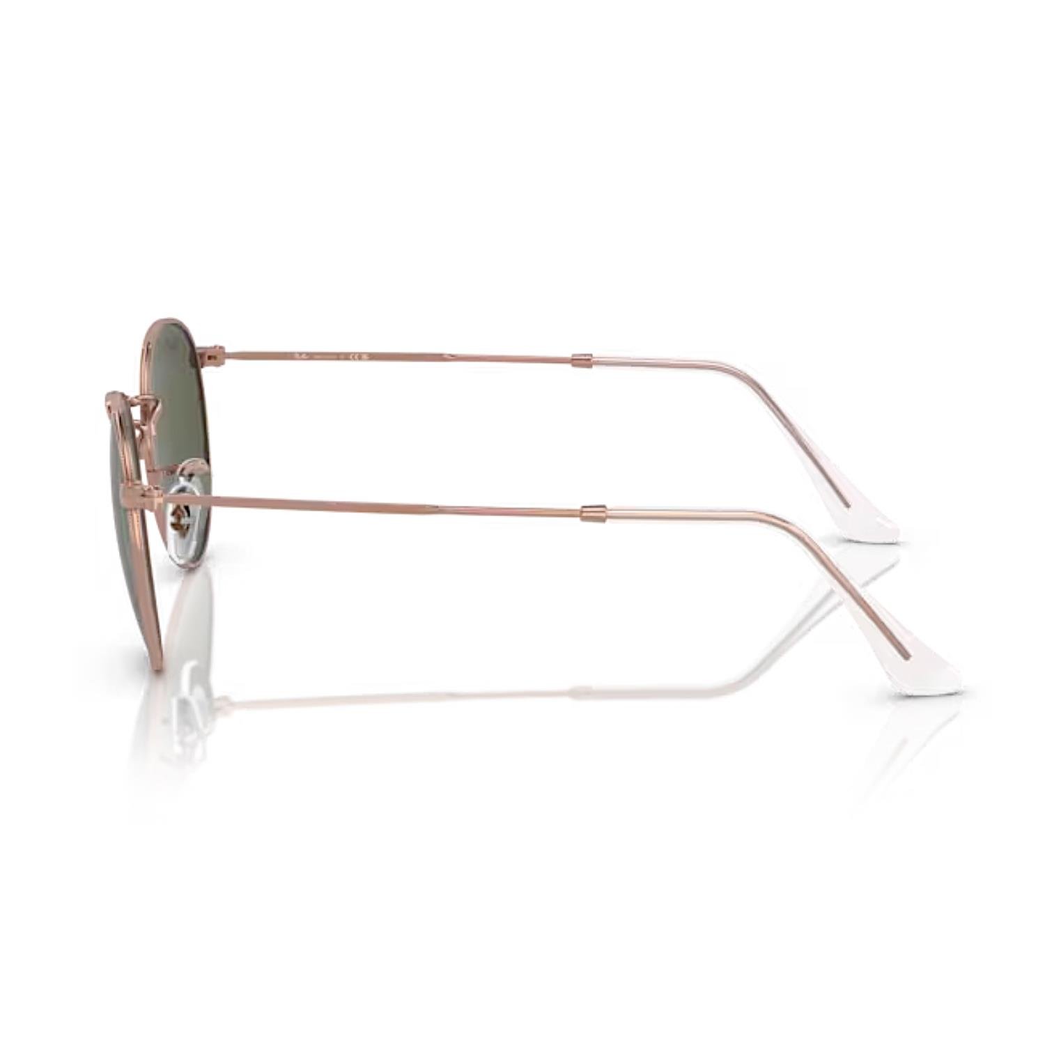 Ray-Ban RB 3447 920231 47 Unisex Rose Gold Yuvarlak Metal Güneş Gözlüğü