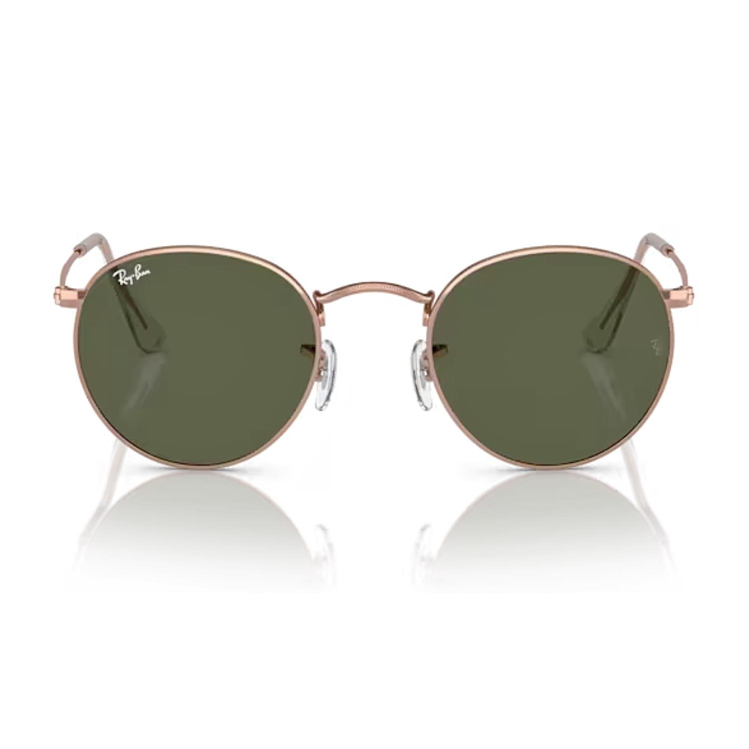 Ray-Ban RB 3447 920231 47 Unisex Rose Gold Yuvarlak Metal Güneş Gözlüğü