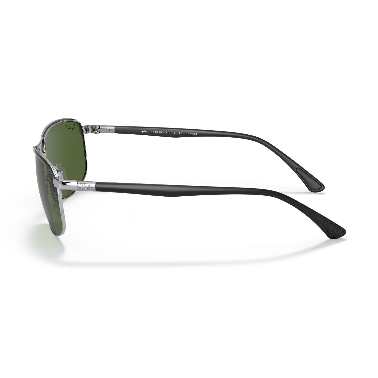 Ray-Ban RB 3671CH 9144P1 60 Unisex Polarize Yastık Siyah Metal Güneş Gözlüğü