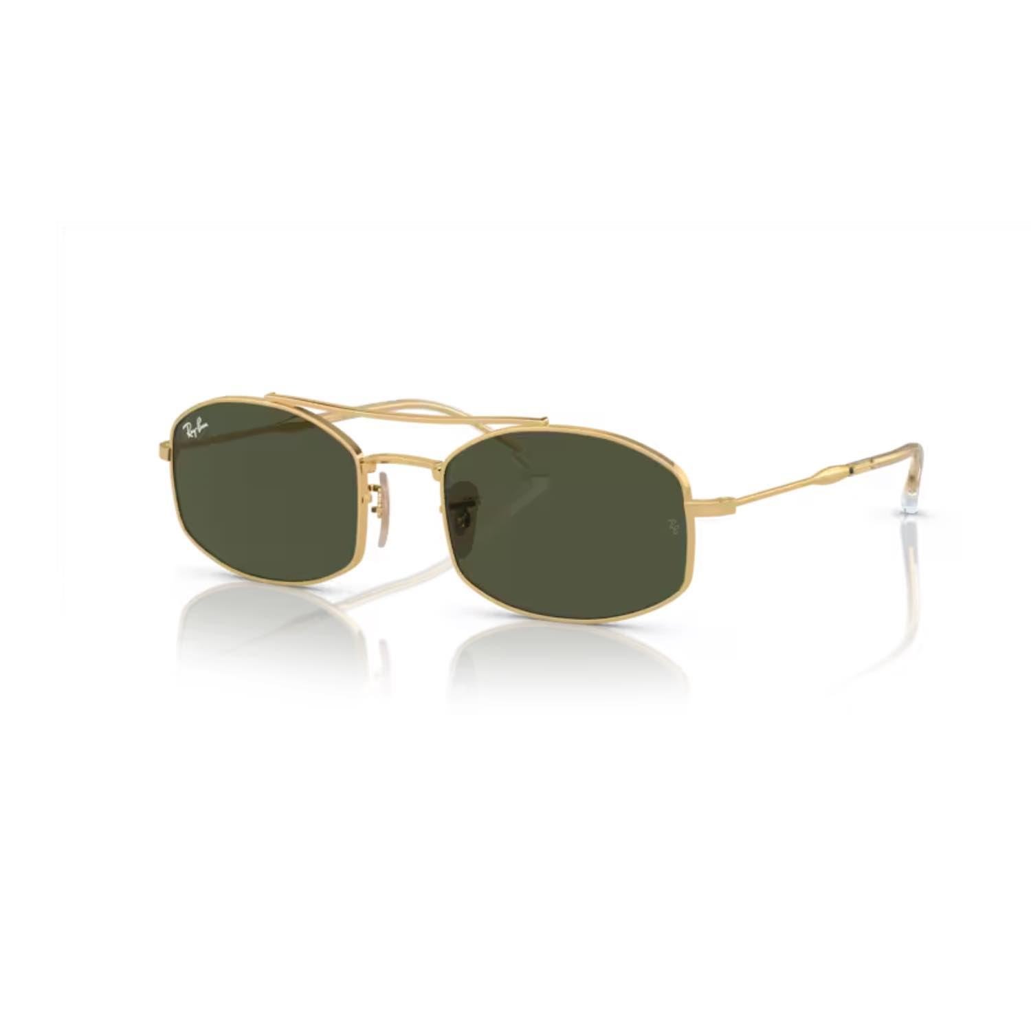 Ray-Ban RB 3719 00131 54 Unisex Oval Gold Metal Güneş Gözlüğü