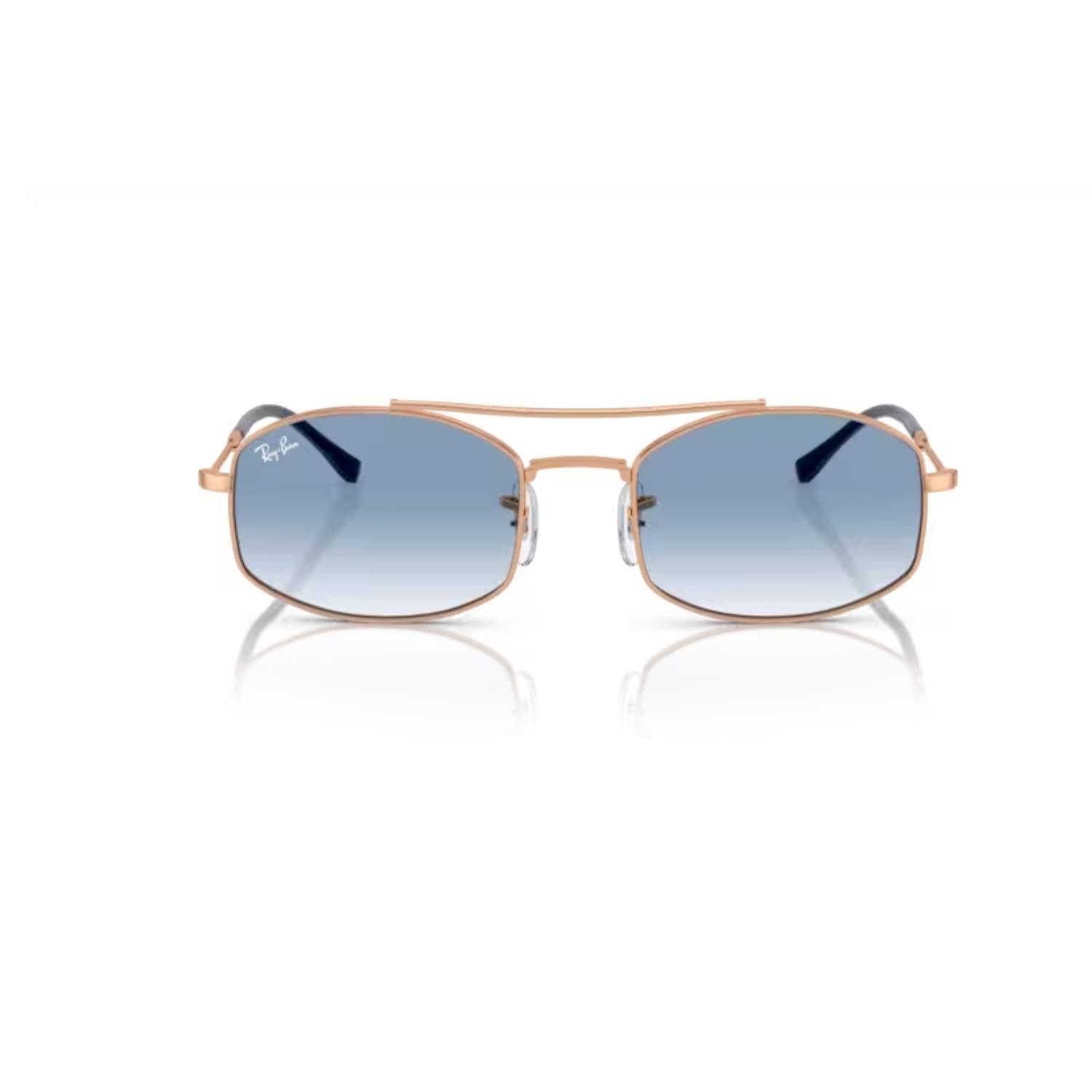 Ray-Ban RB 3719 92623F 51 Unisex Oval Rose Gold Metal Güneş Gözlüğü