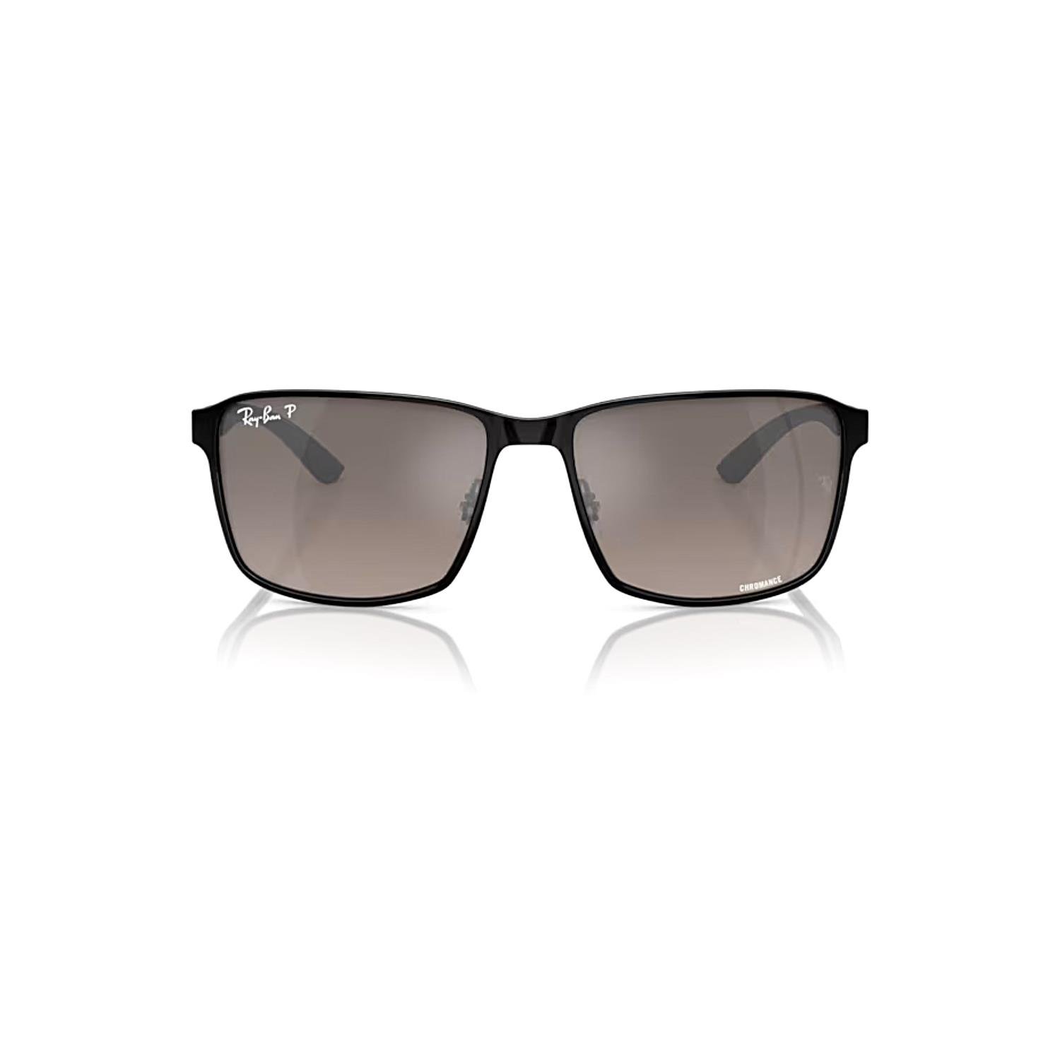 Ray-Ban RB 3721CH 1865J 59 Polarize Unisex Kare Siyah Metal Güneş Gözlüğü