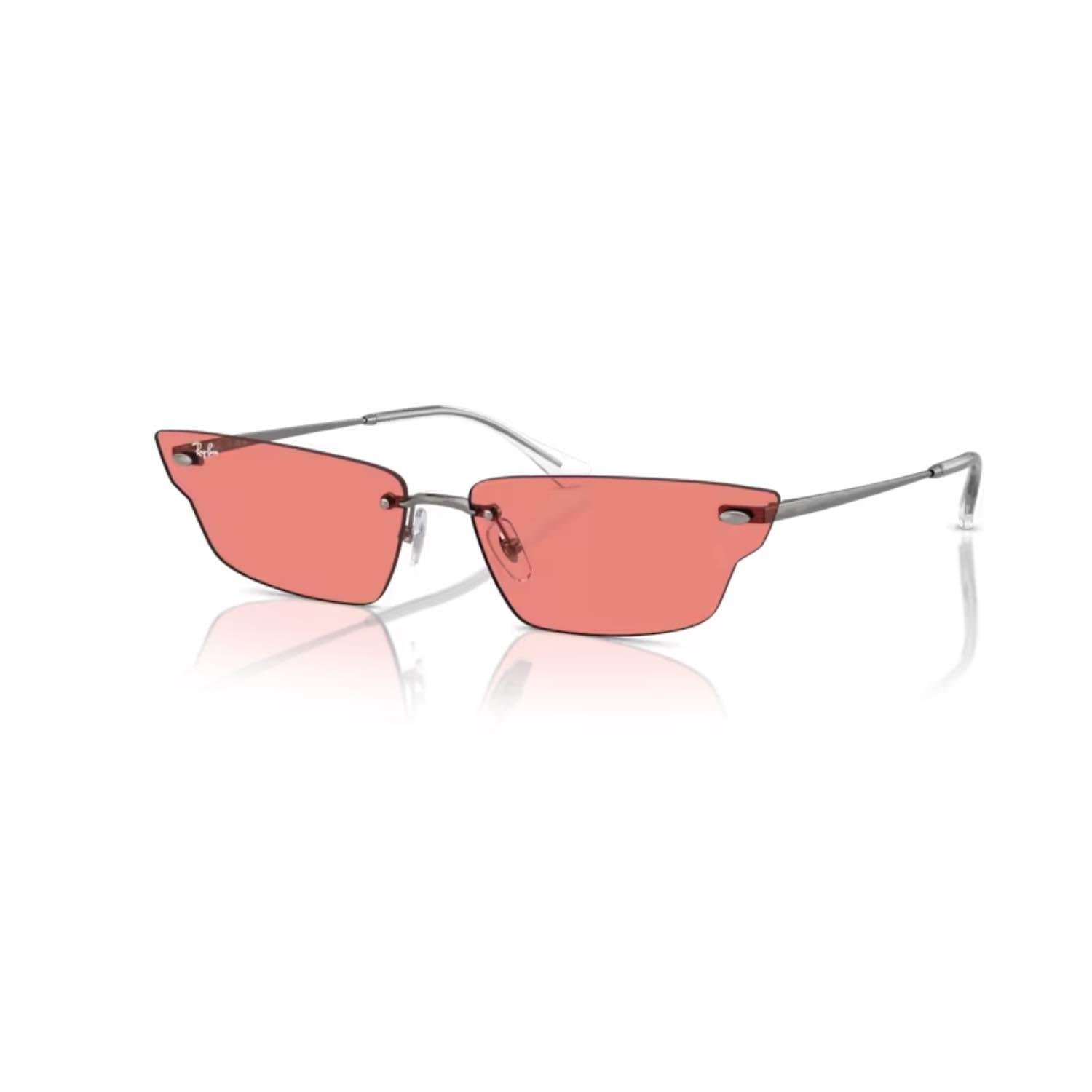 Ray-Ban RB 3731 00484 63 Unisex Geometrik Çerçevesiz Güneş Gözlüğü