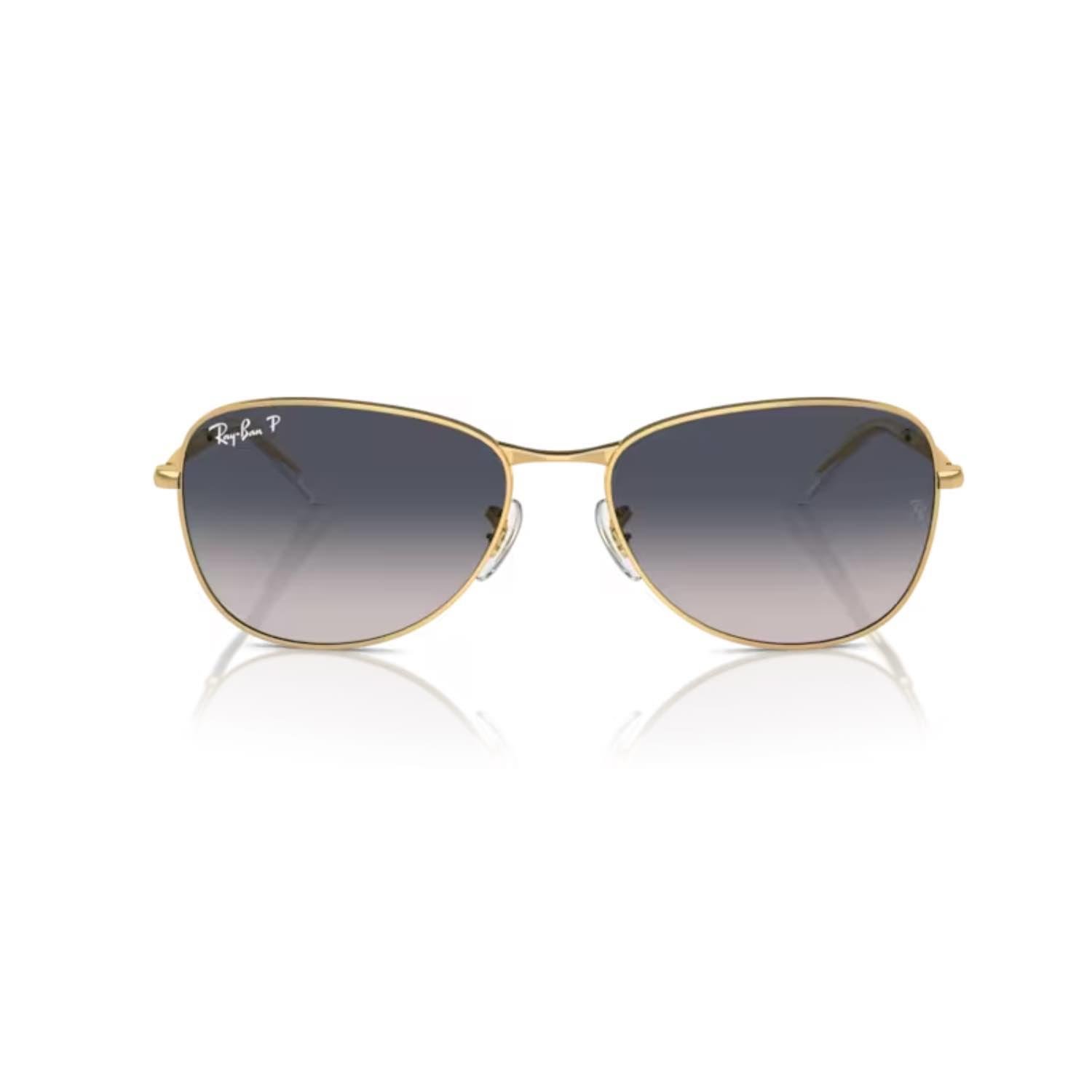 Ray-Ban RB 3733 00178 56 Unisex Geometrik Gold Metal Güneş Gözlüğü