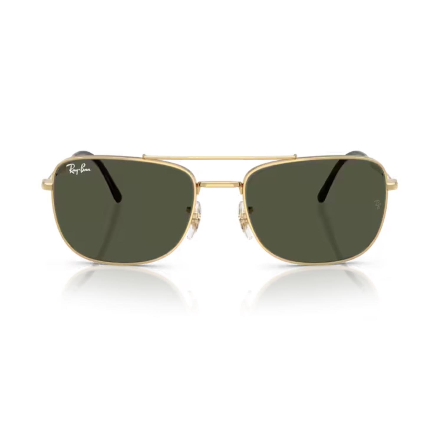 Ray-Ban RB 3755 00131 59 Unisex Pilot Gold Metal Güneş Gözlüğü