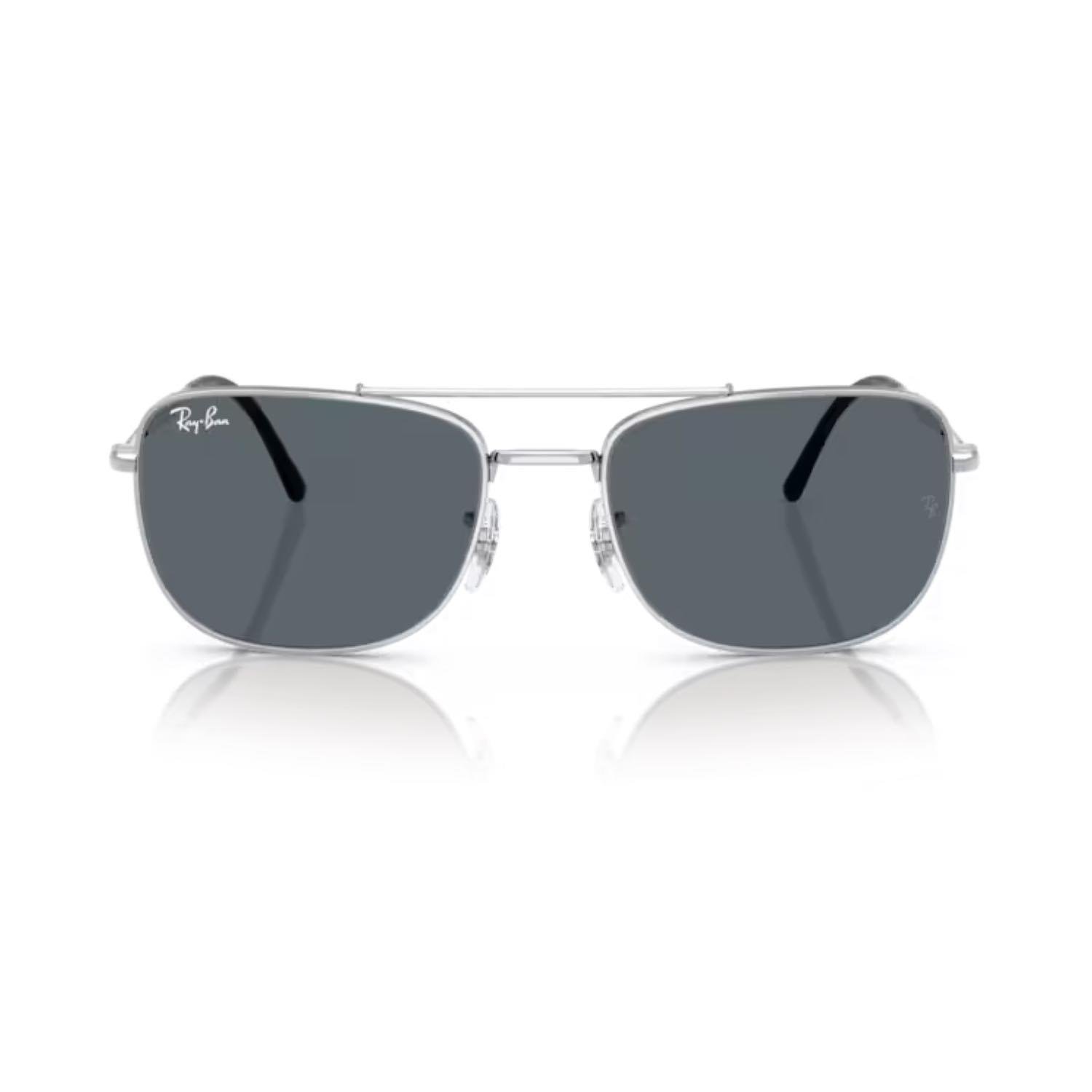 Ray-Ban RB 3755 003 R5 59 Unisex Pilot Gri Metal Güneş Gözlüğü