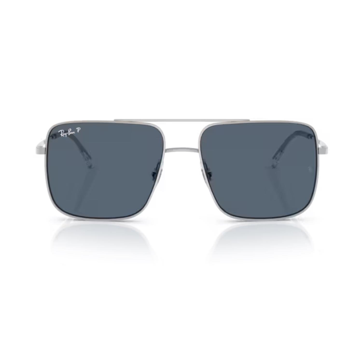 Ray-Ban RB 3758 0032 V 56 Ari Unisex Kare Gri Metal Güneş Gözlüğü