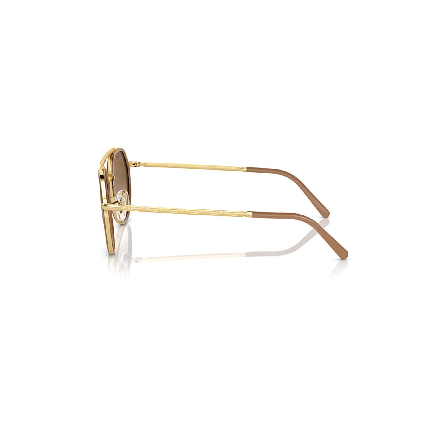 Ray-Ban RB 3765 00151 53 Unisex Geometrik Gold Metal Güneş Gözlüğü