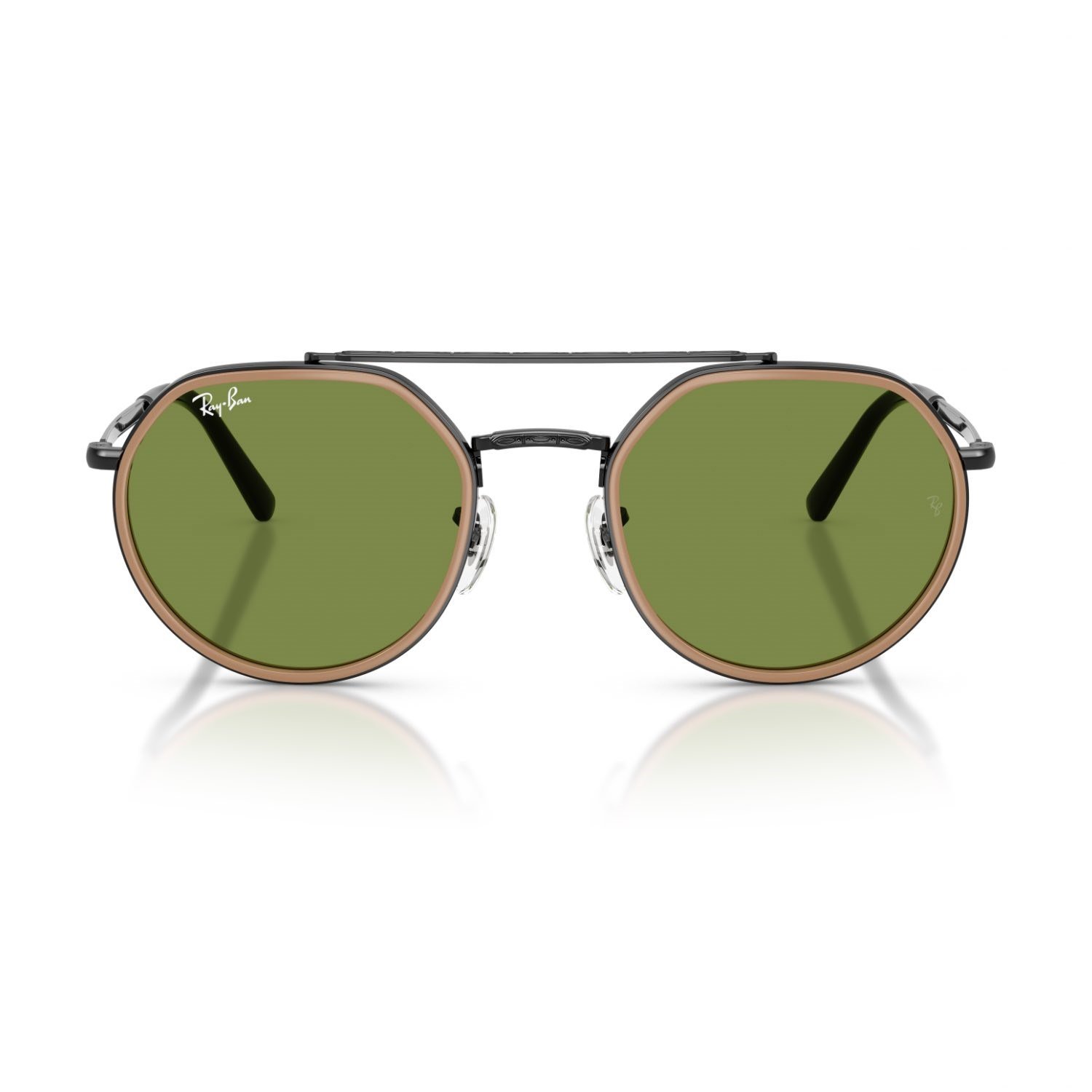 Ray-Ban RB 3765 92794E 53 Unisex Geometrik Siyah Metal Güneş Gözlüğü