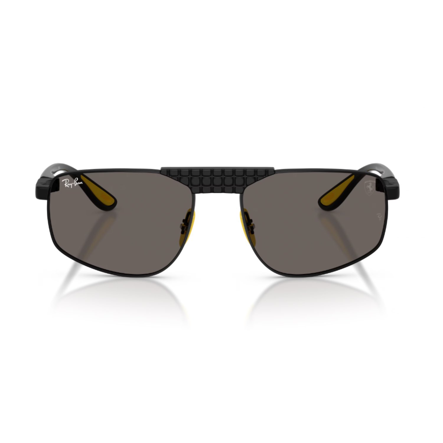 Ray-Ban RB 3776M F128B1 58 Unisex Geometrik Siyah Metal Güneş Gözlüğü