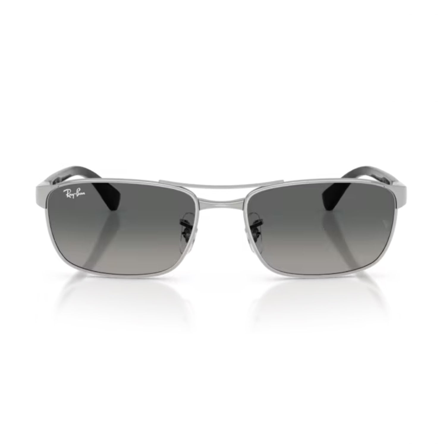 Ray-Ban RB 3778 00371 57 Unisex Geometrik Gümüş Metal Güneş Gözlüğü
