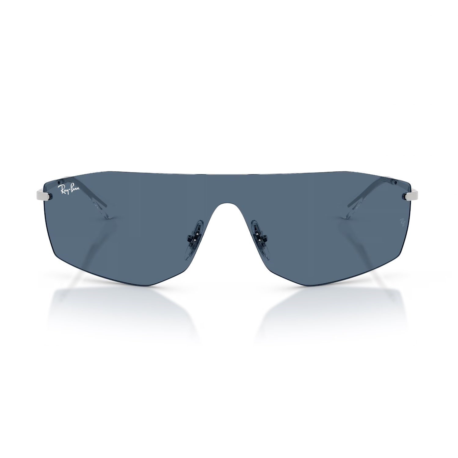 Ray-Ban RB 3781 00380 41 Unisex Yastık Gümüş Blok Cam Metal Güneş Gözlüğü