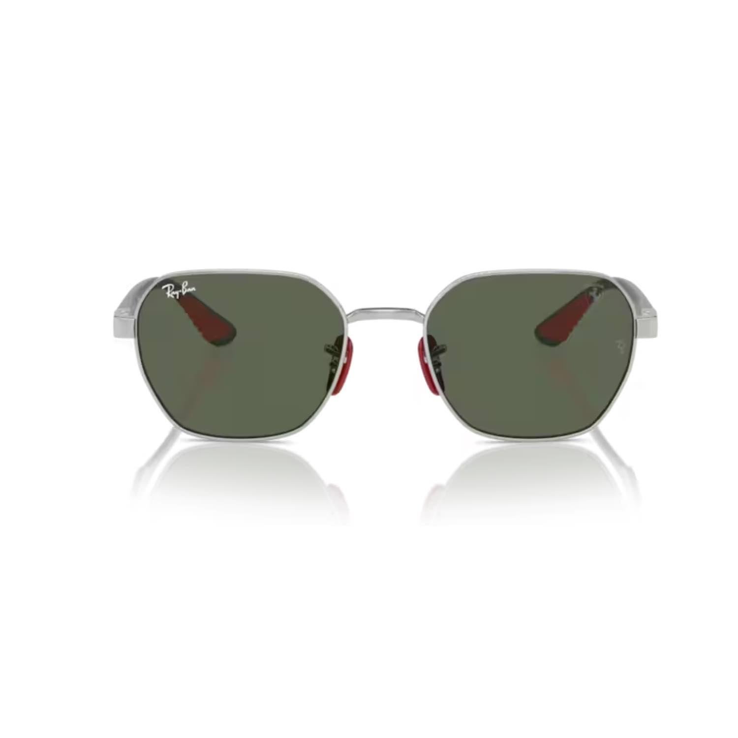Ray-Ban RB 3794M F03171 54 Scuderia Ferrari Unisex Geometrik Gri Metal Güneş Gözlüğü