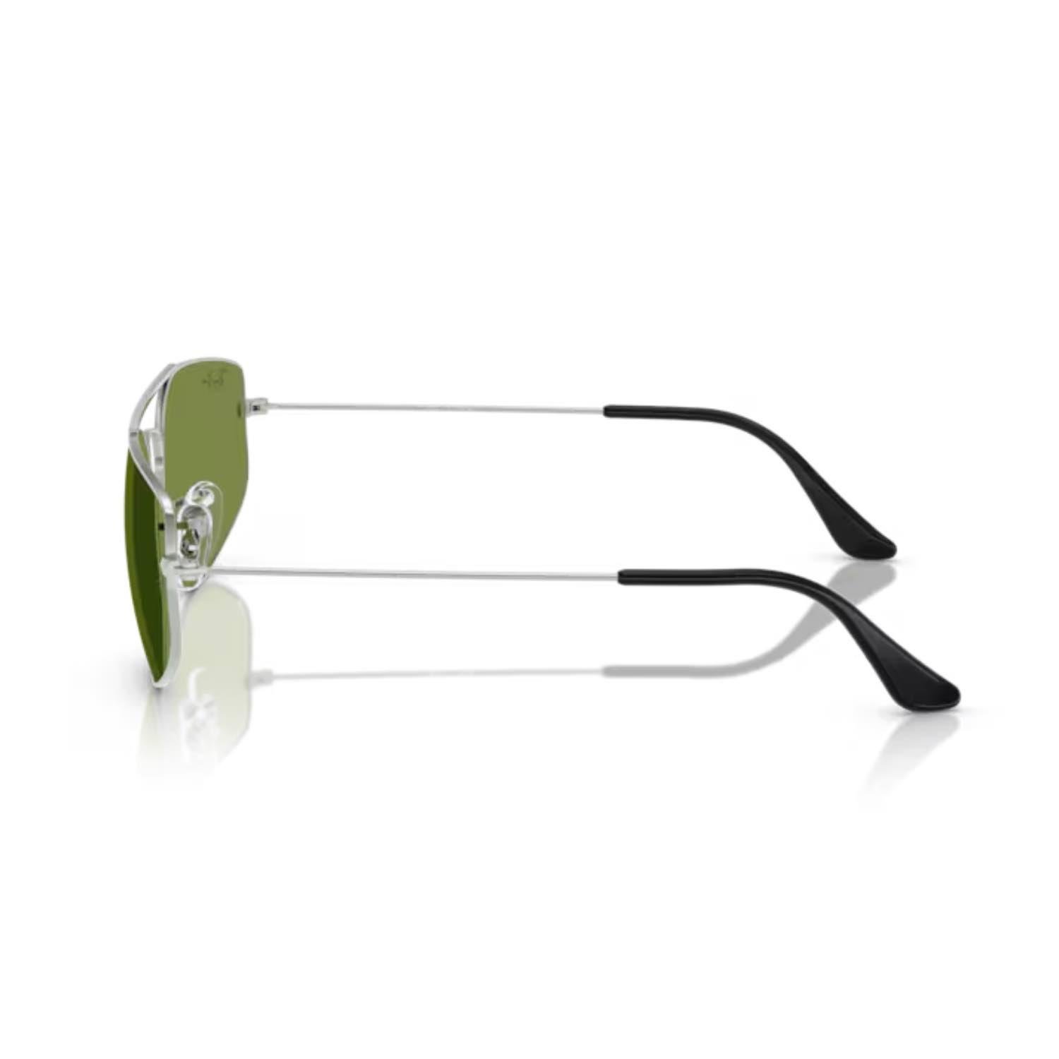 Ray-Ban RB 3845 0034E 57 Unisex Geometrik Gri Metal Güneş Gözlüğü