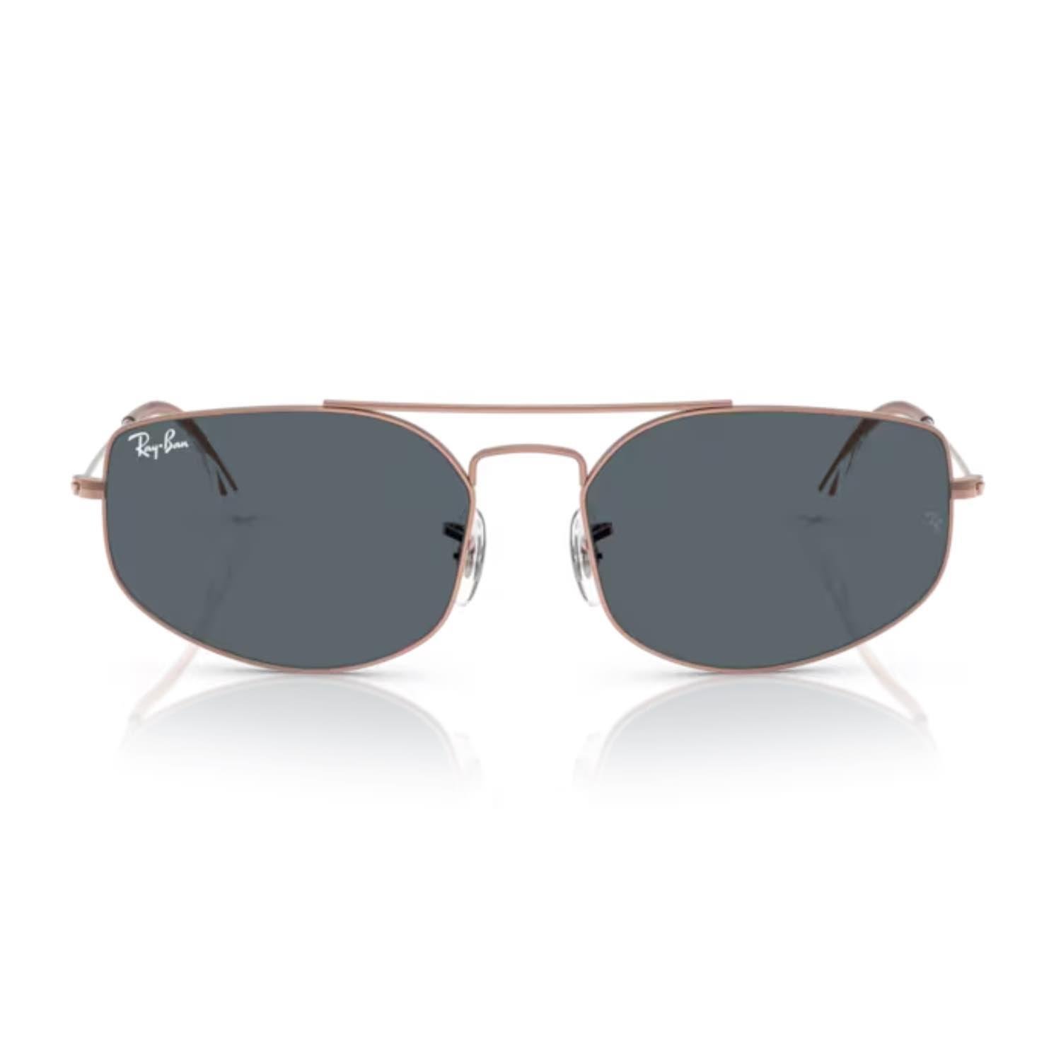 Ray-Ban RB 3845 9035R5 57 Unisex Geometrik Bronz Metal Güneş Gözlüğü