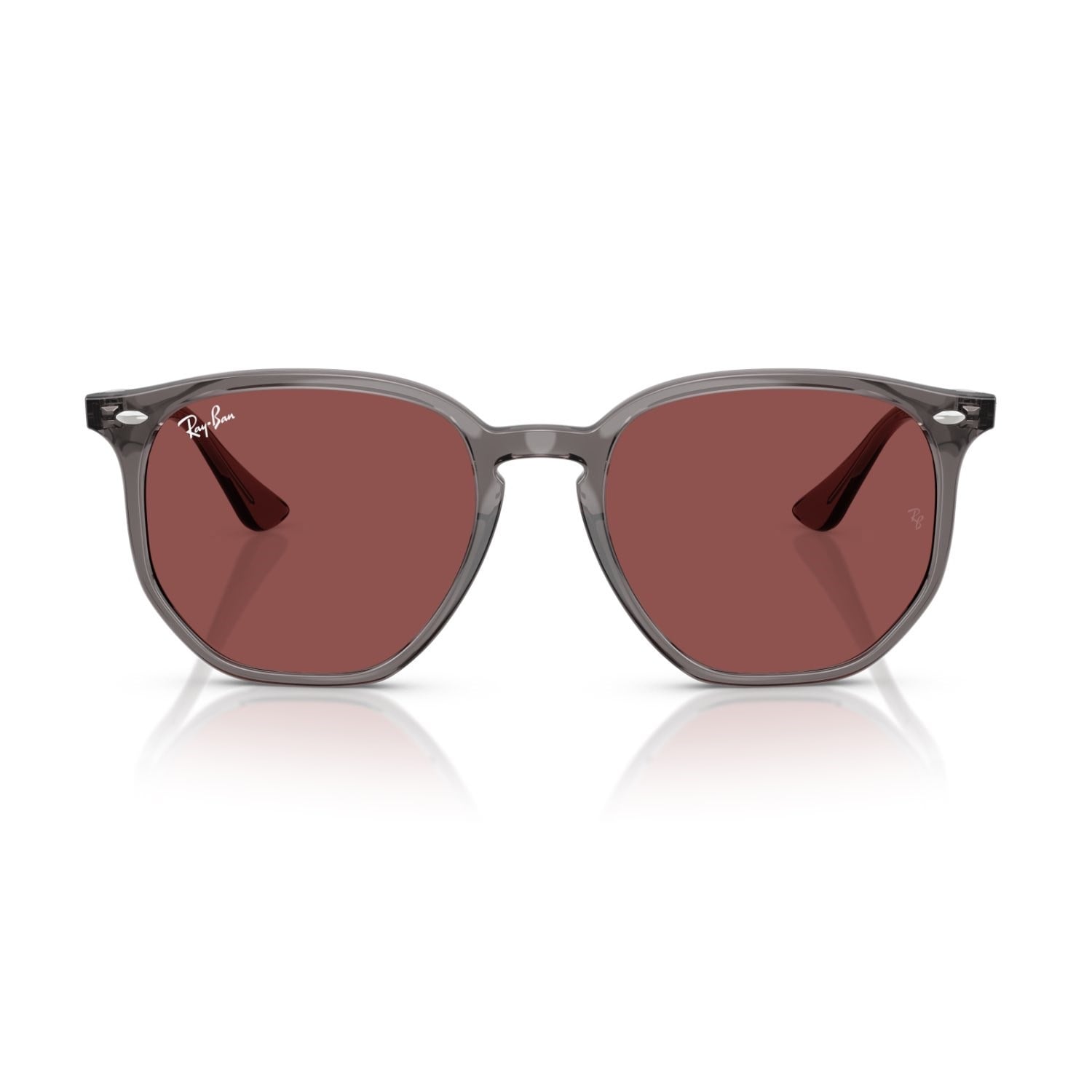 Ray-Ban RB 4306 687375 54 Unisex Geometrik Gri Kemik Güneş Gözlüğü