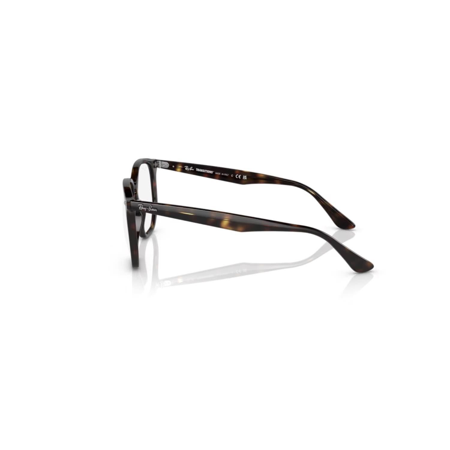 Ray-Ban RB 4306 710M1 54  Photochromic Unisex Geometrik Kırçıllı Kahverengi Kemik Güneş Gözlüğü