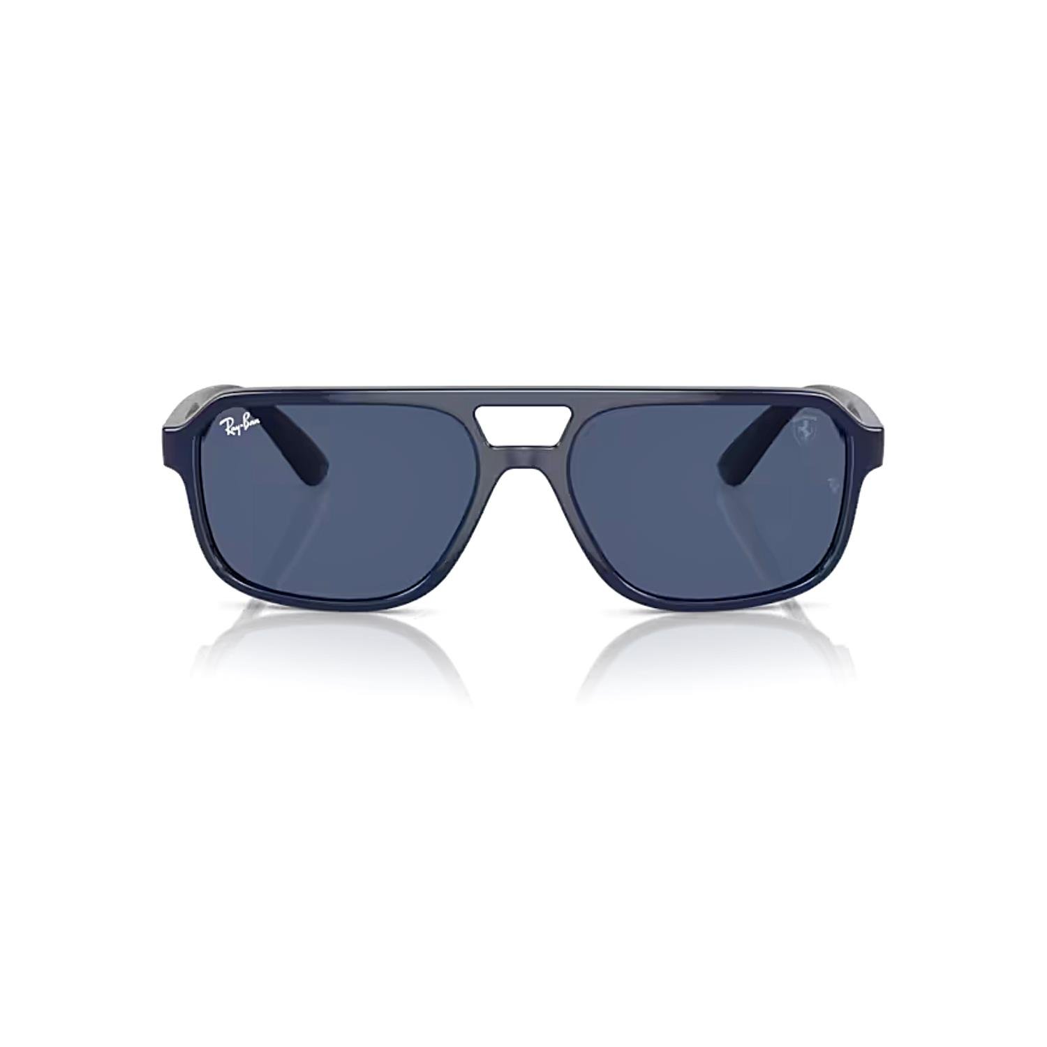 Ray-Ban RB 4414M F68880 58 Scuderia Ferrari Unisex Geometrik Mavi Kemik Güneş Gözlüğü