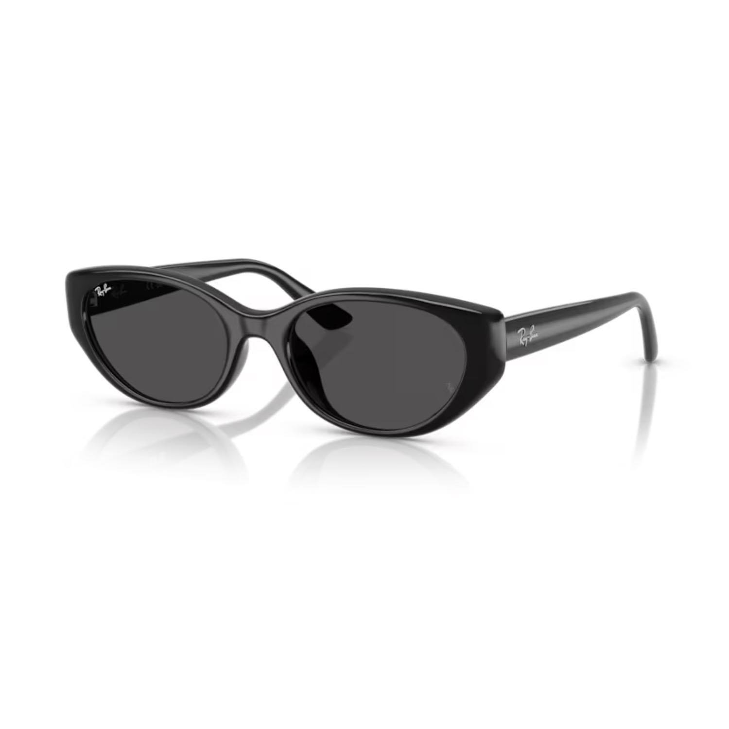 Ray Ban RB 4457D 667787 55 Unisex Yastık Siyah Kemik Güneş Gözlüğü